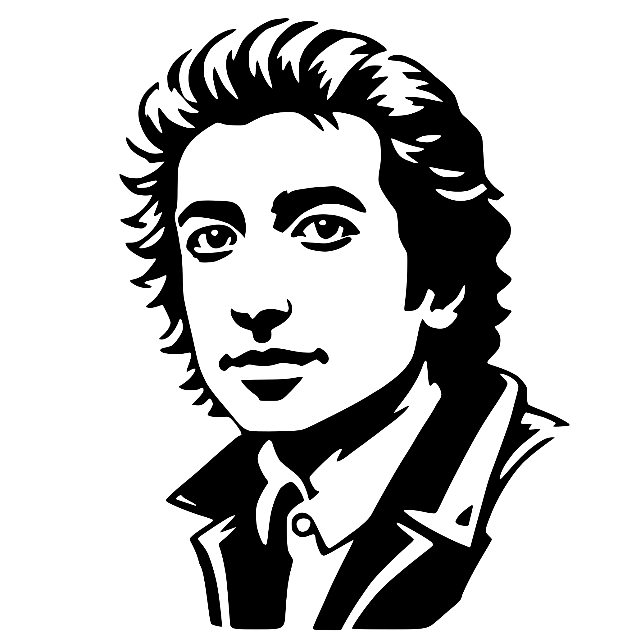 AI-generated SVG of 'bob dylan'