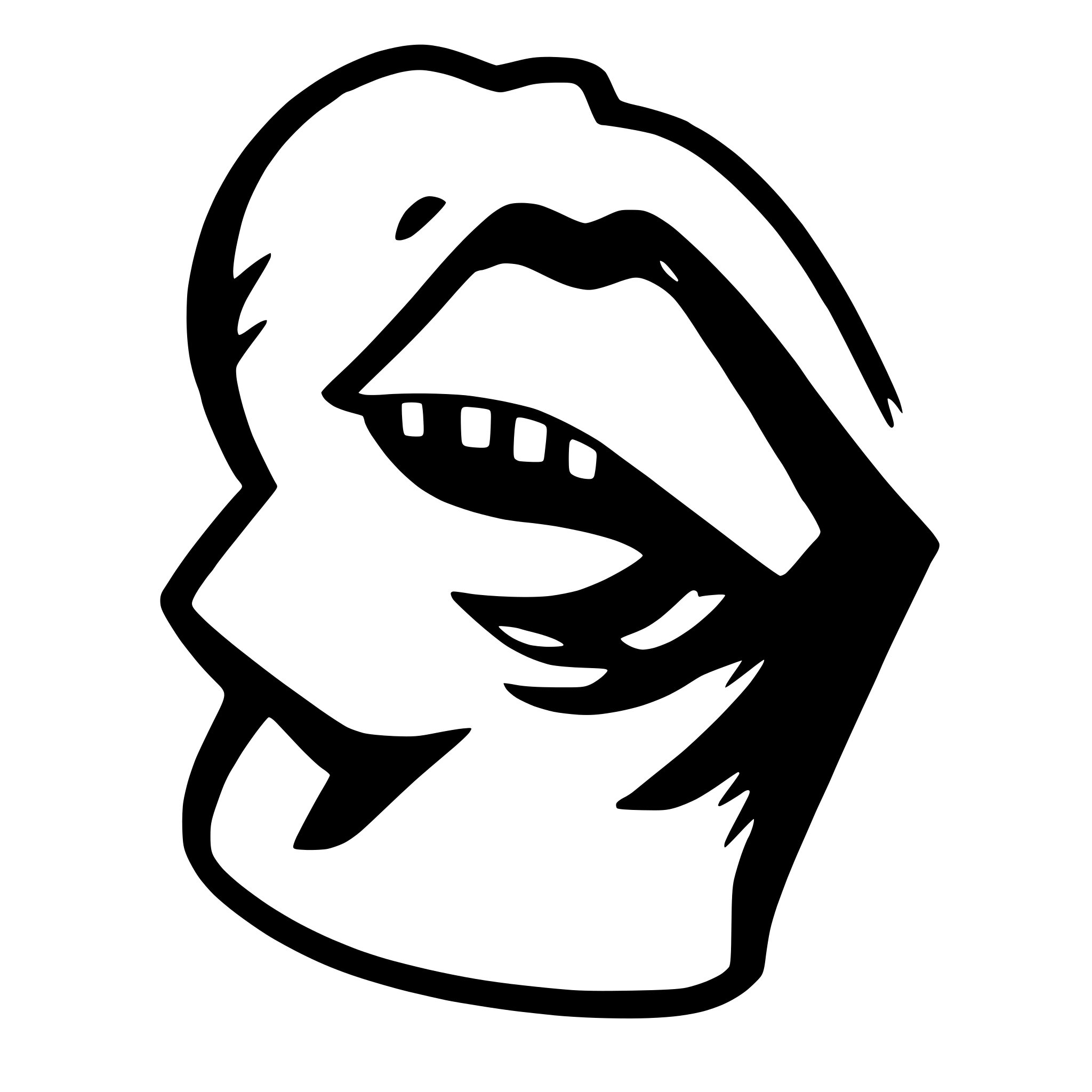 AI-generated SVG of a red lips kiss