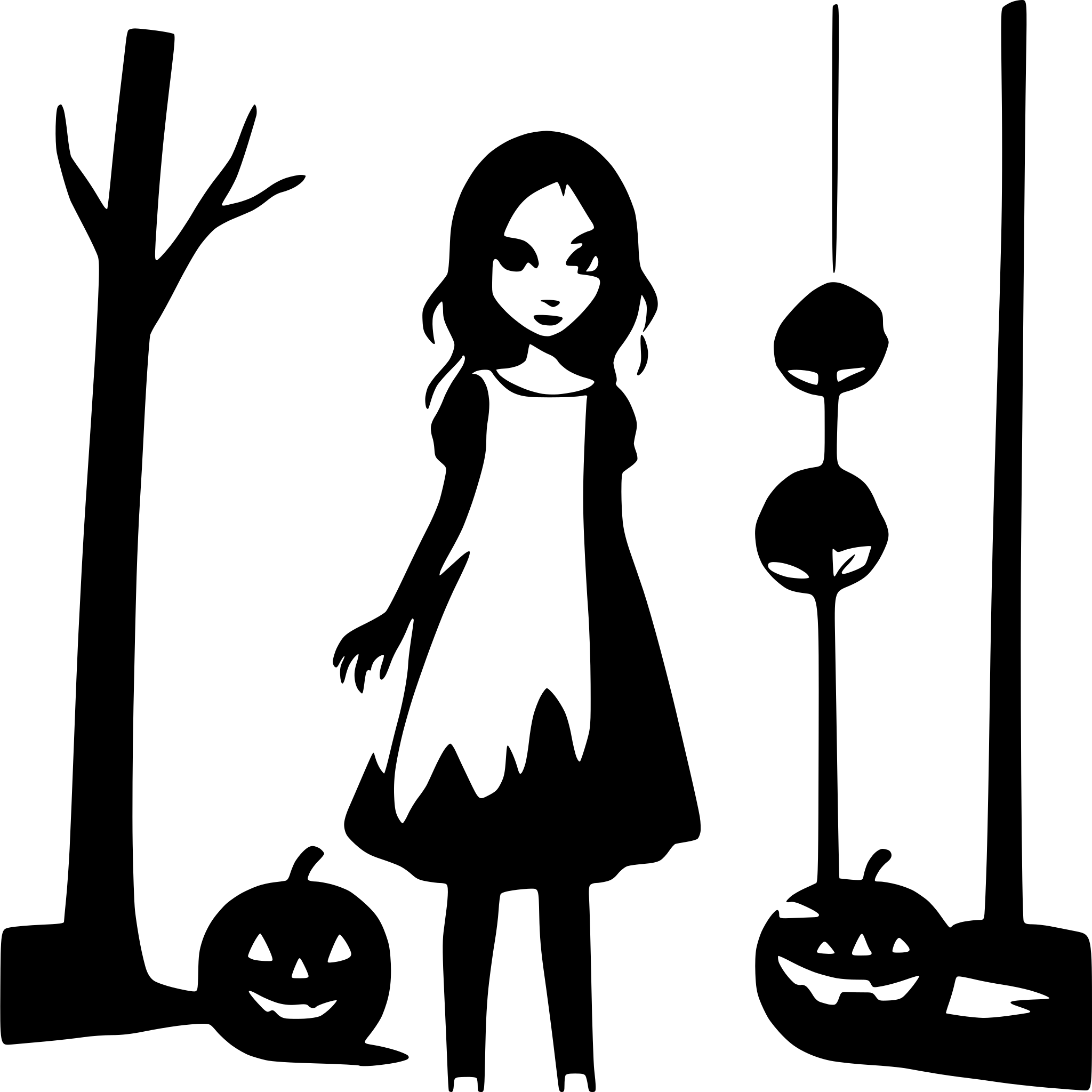 AI-generated SVG of a halloween