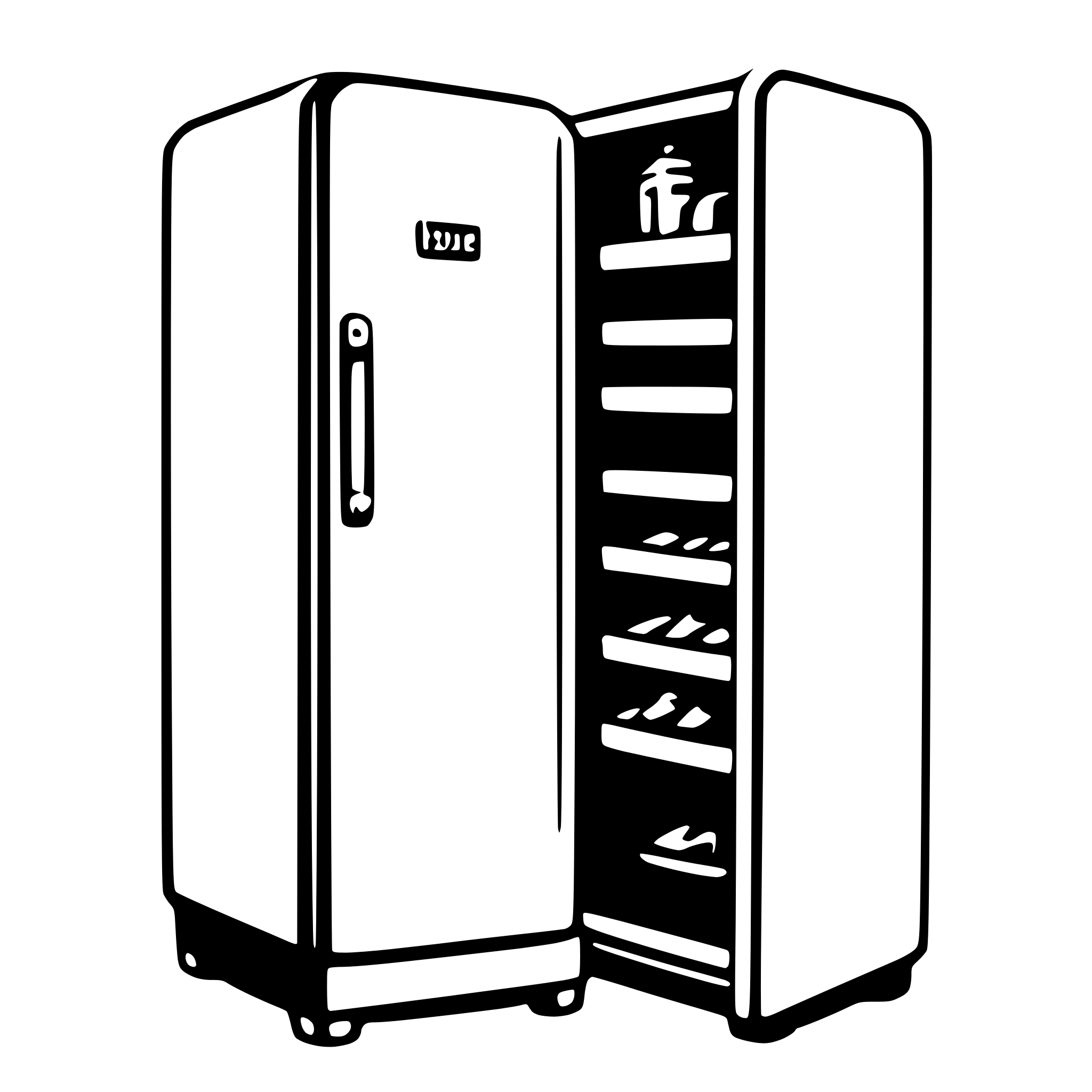 AI-generated SVG of 'refrigerator'