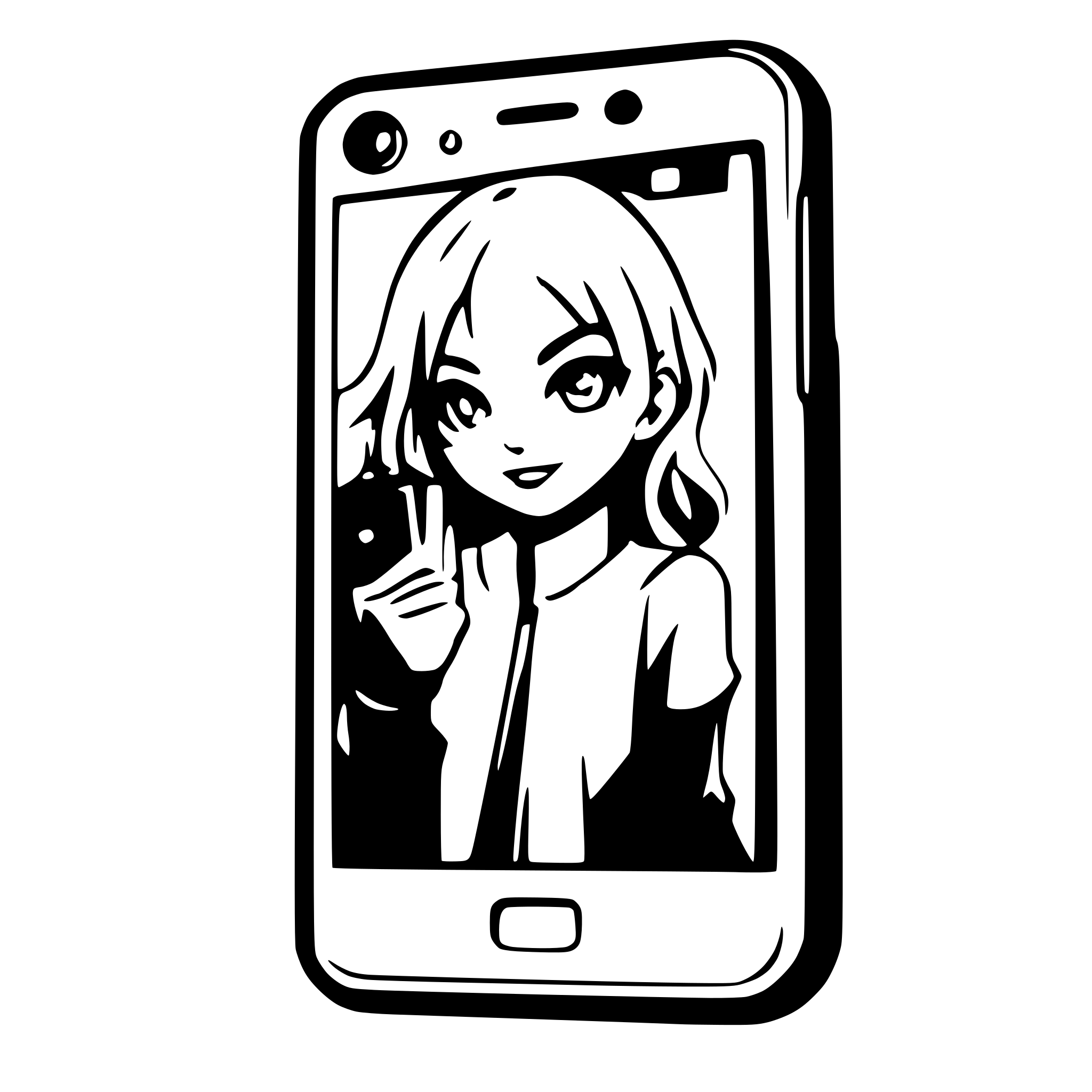 AI-generated SVG of a Logo for phone repairing shop,minimalistic,luxury,