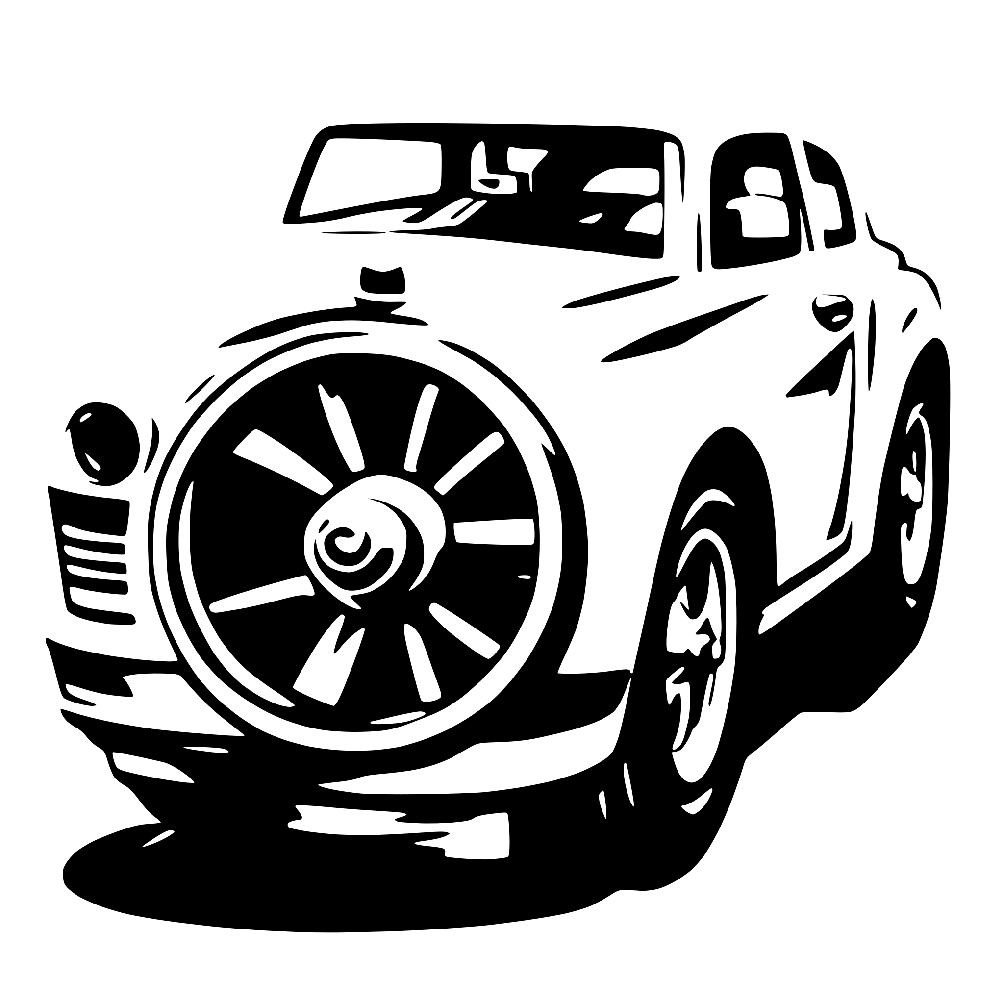 AI-generated SVG of 'Car turbo'