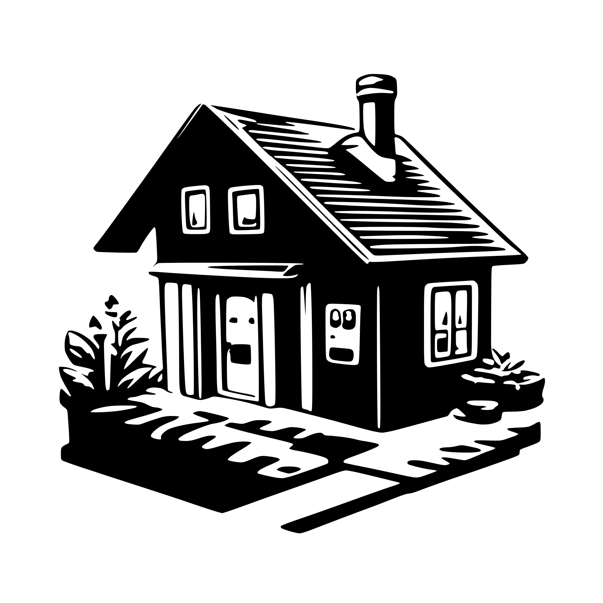 AI-generated SVG of 'smart home system'