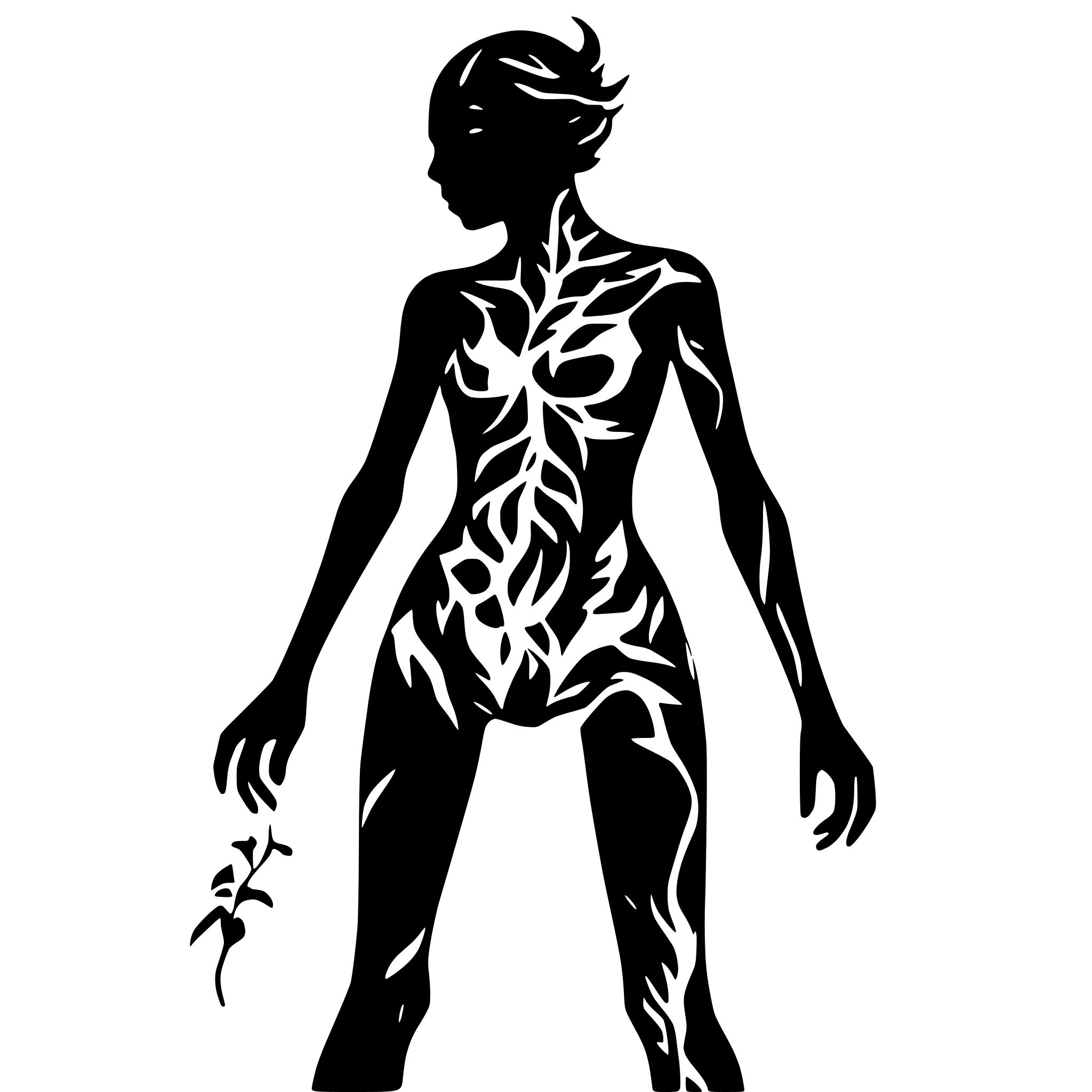 AI-generated SVG of a a demon