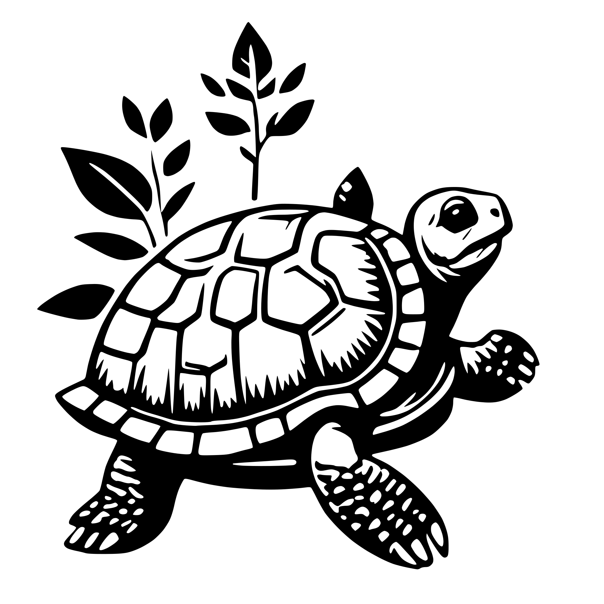 AI-generated SVG of 'Turtle'