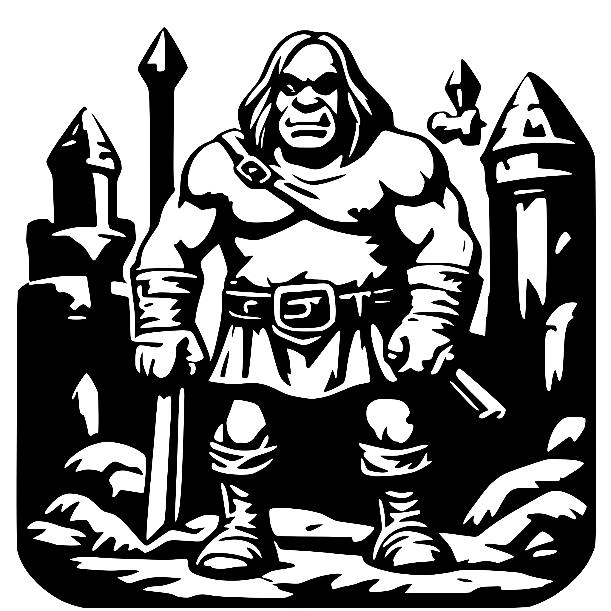 AI-generated SVG of 'ogre dungeons and dragons'