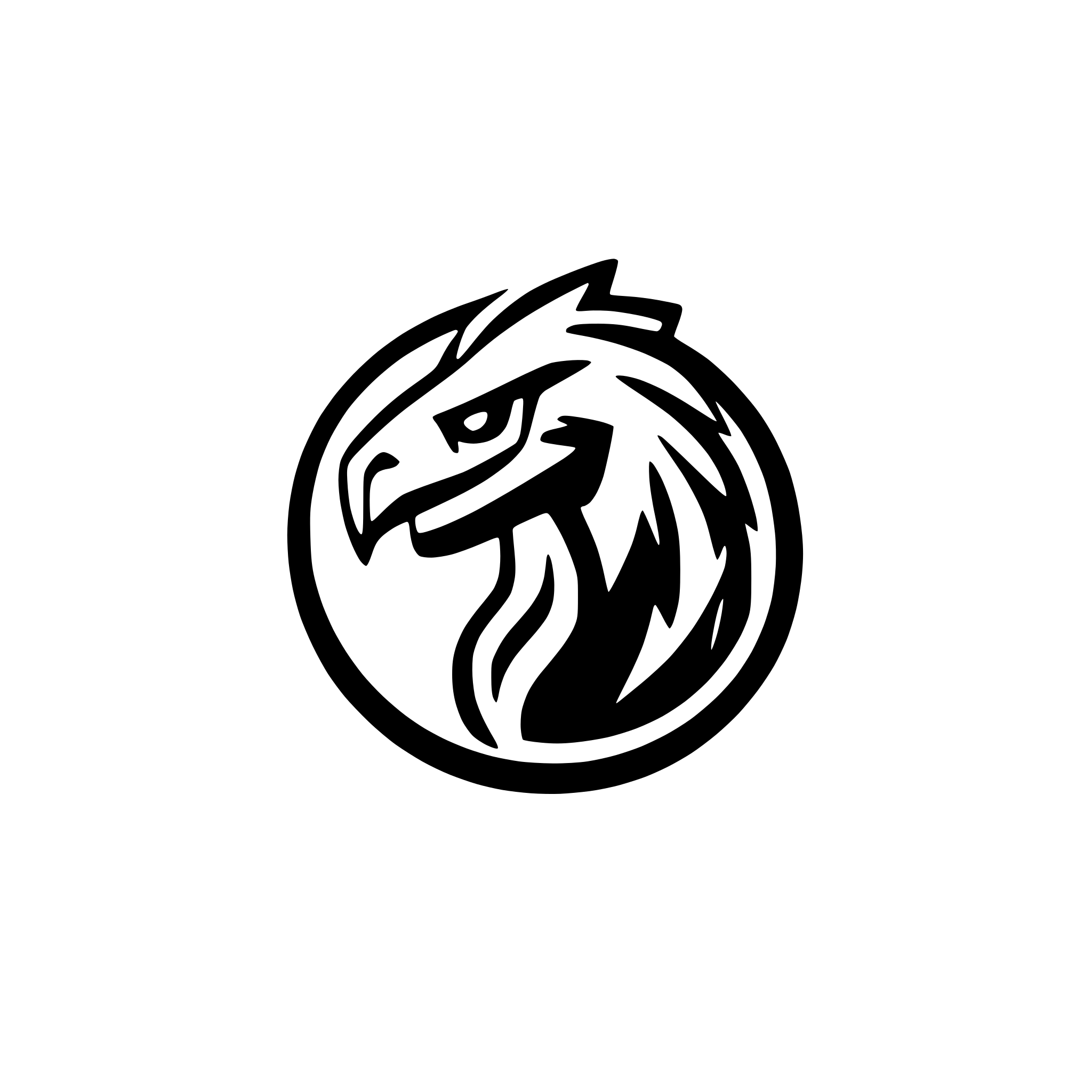 AI-generated SVG of 'minimalistic griffin'