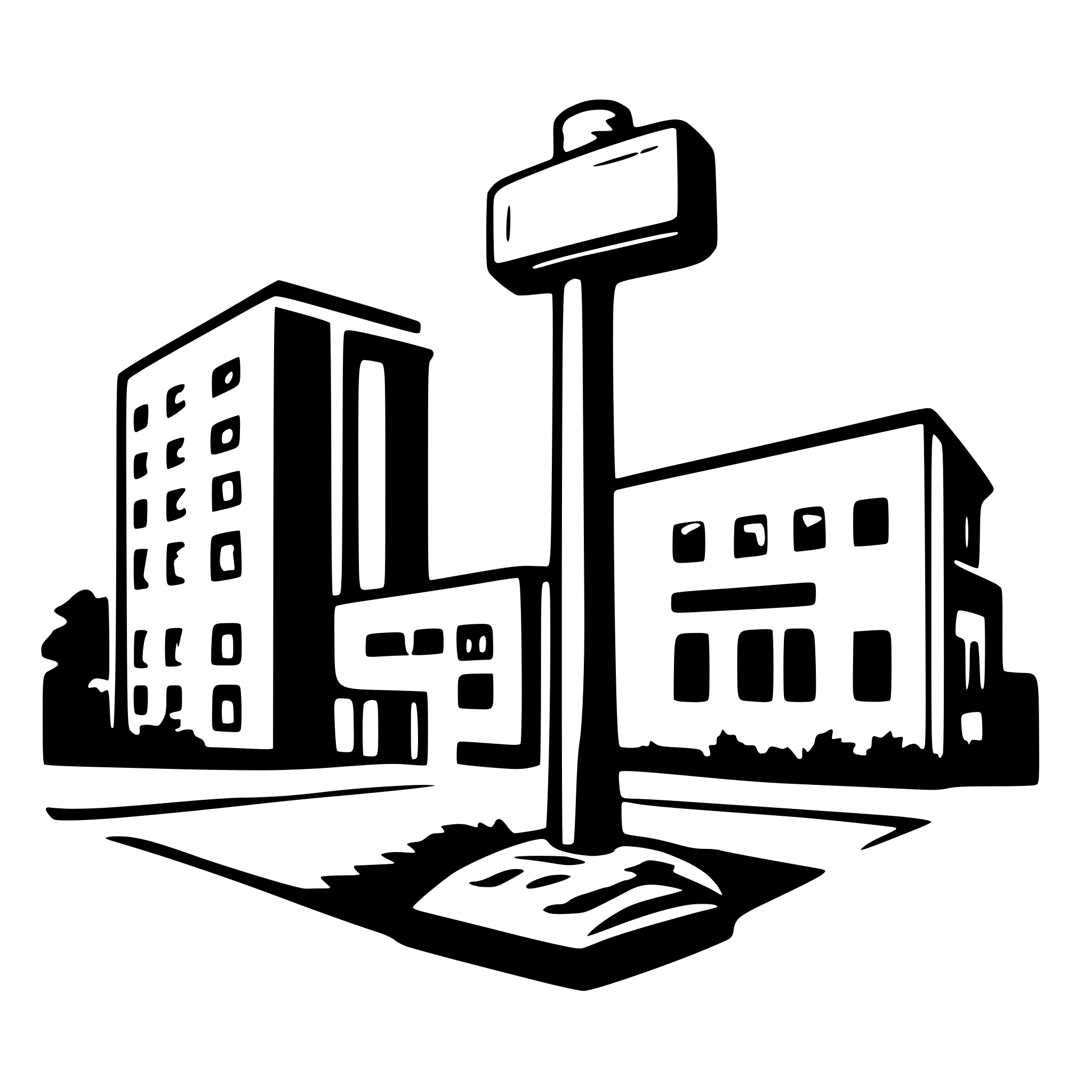 AI-generated SVG of 'hammer next to hospital'
