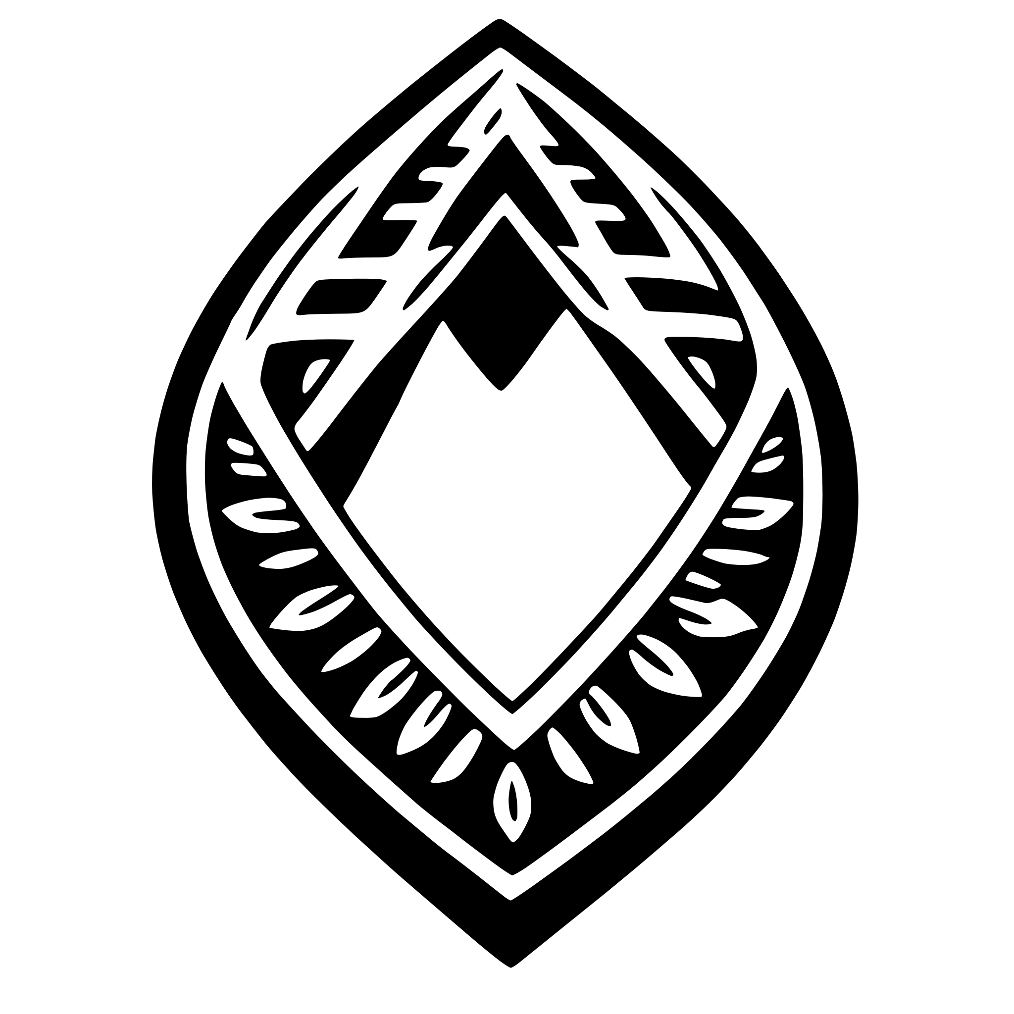 AI-generated SVG of a bandana