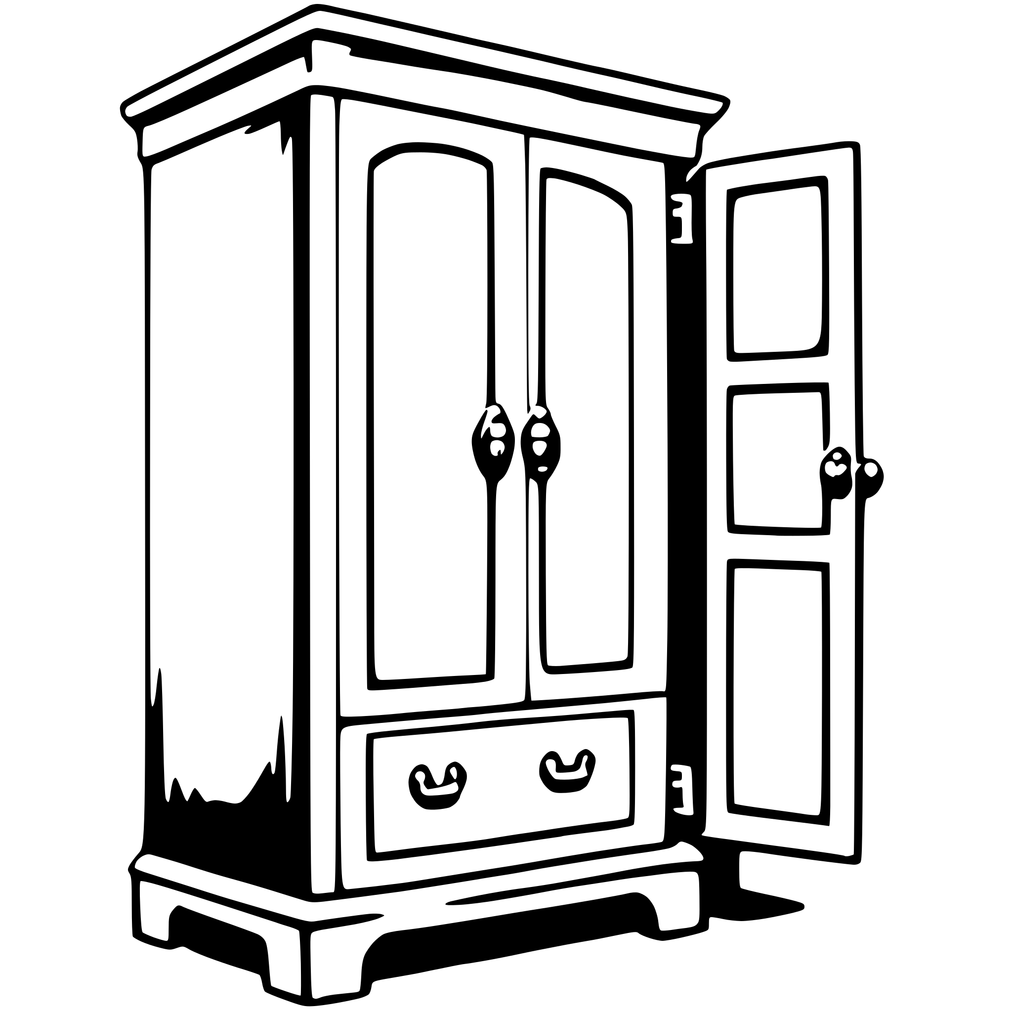 AI-generated SVG of 'armoire'
