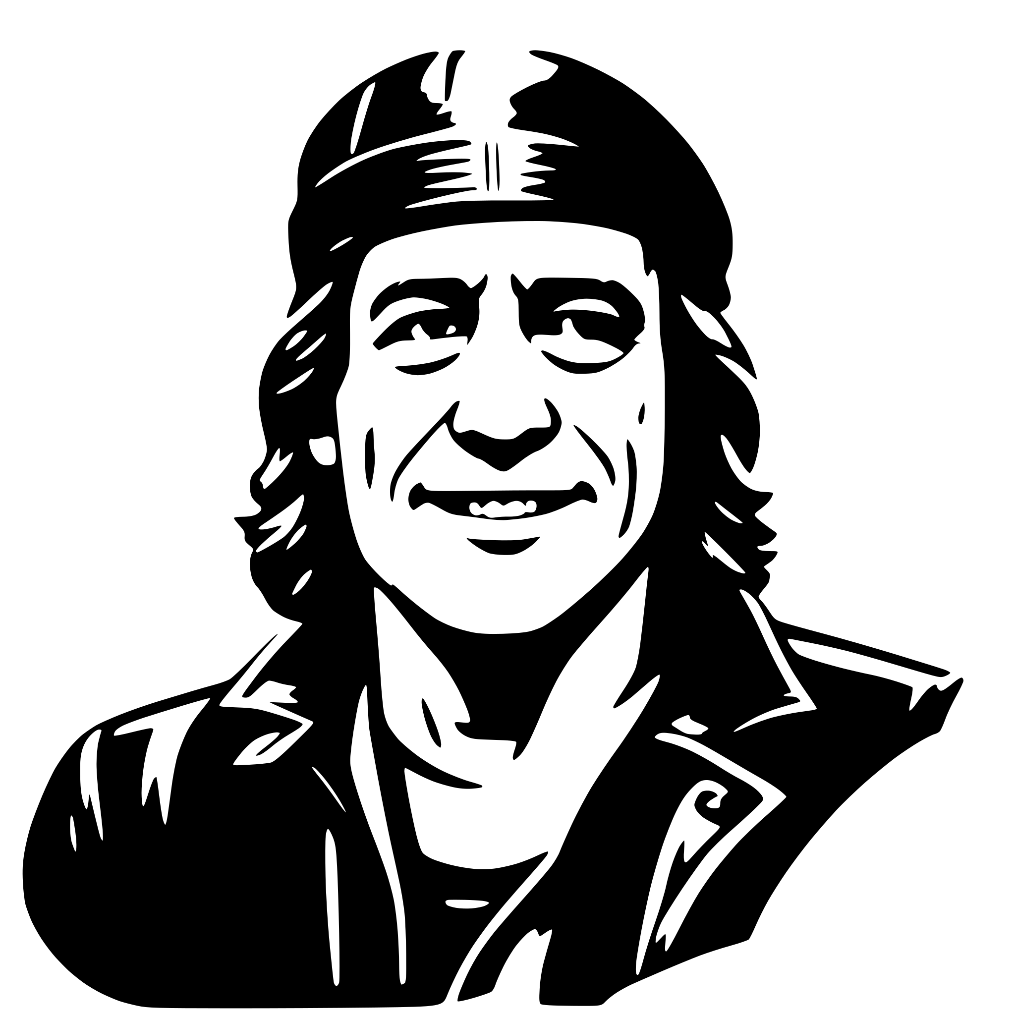 AI-generated SVG of a Brian Johnson