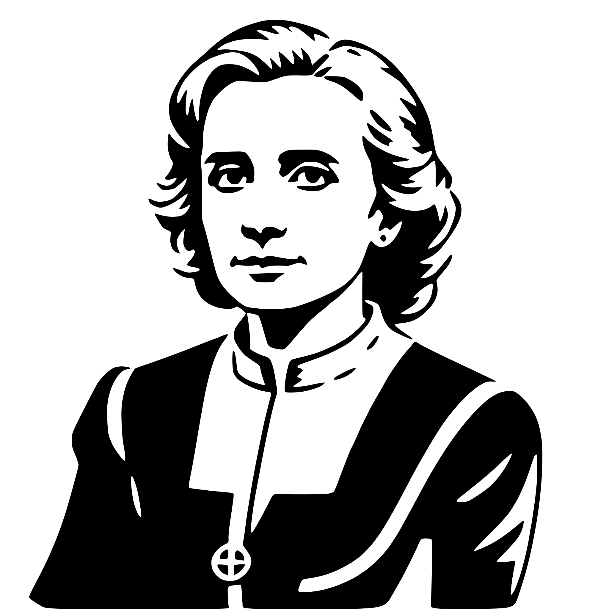 AI-generated SVG of a marie curie