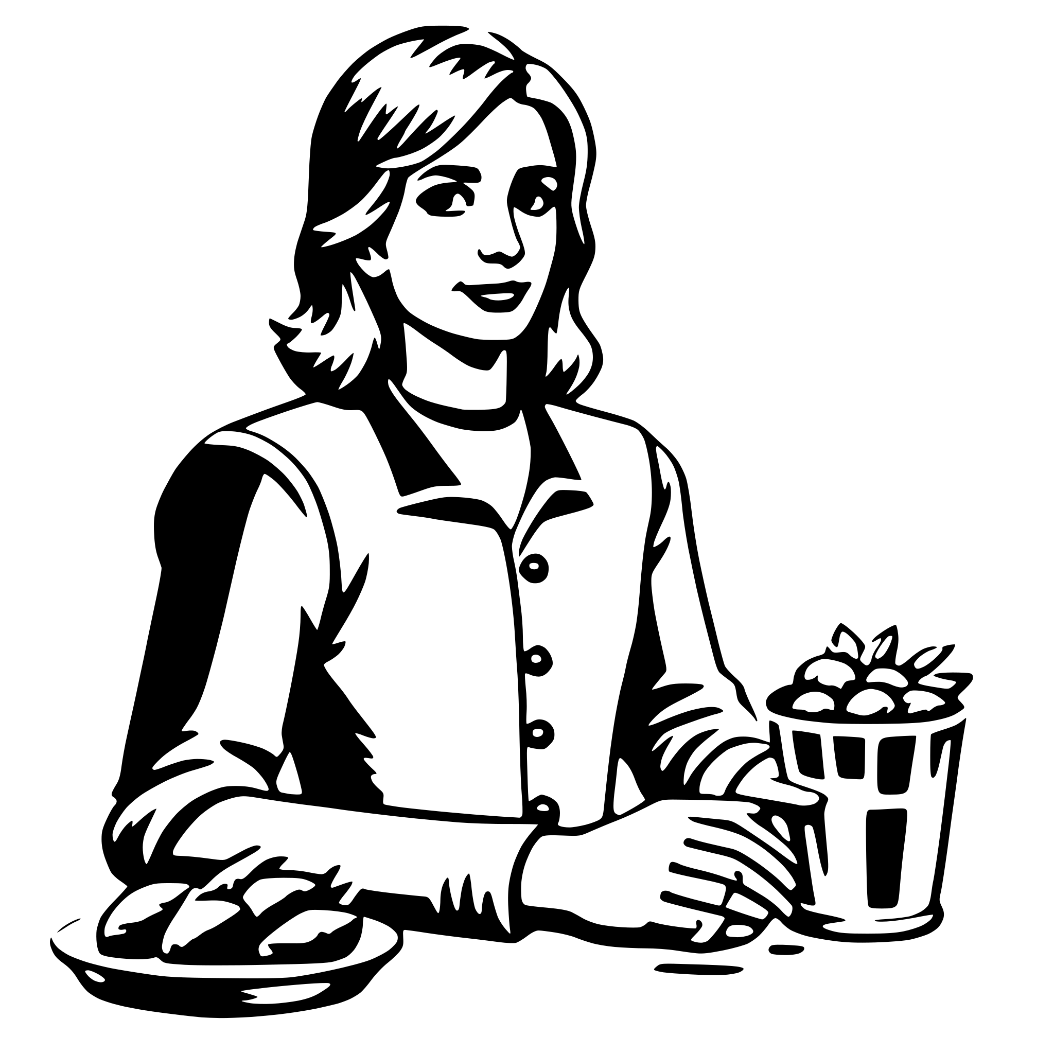 AI-generated SVG of 'nutritionist'