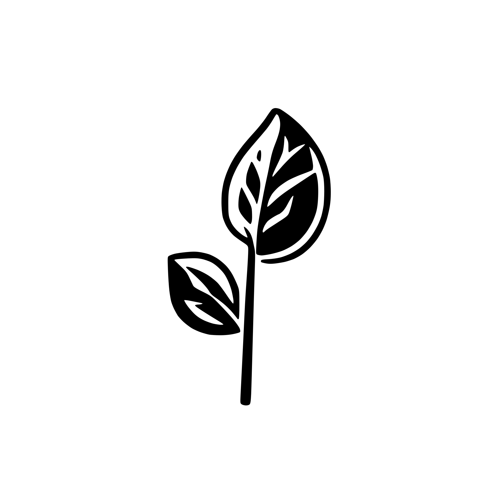 AI-generated SVG of 'a sophora leaf sprout'