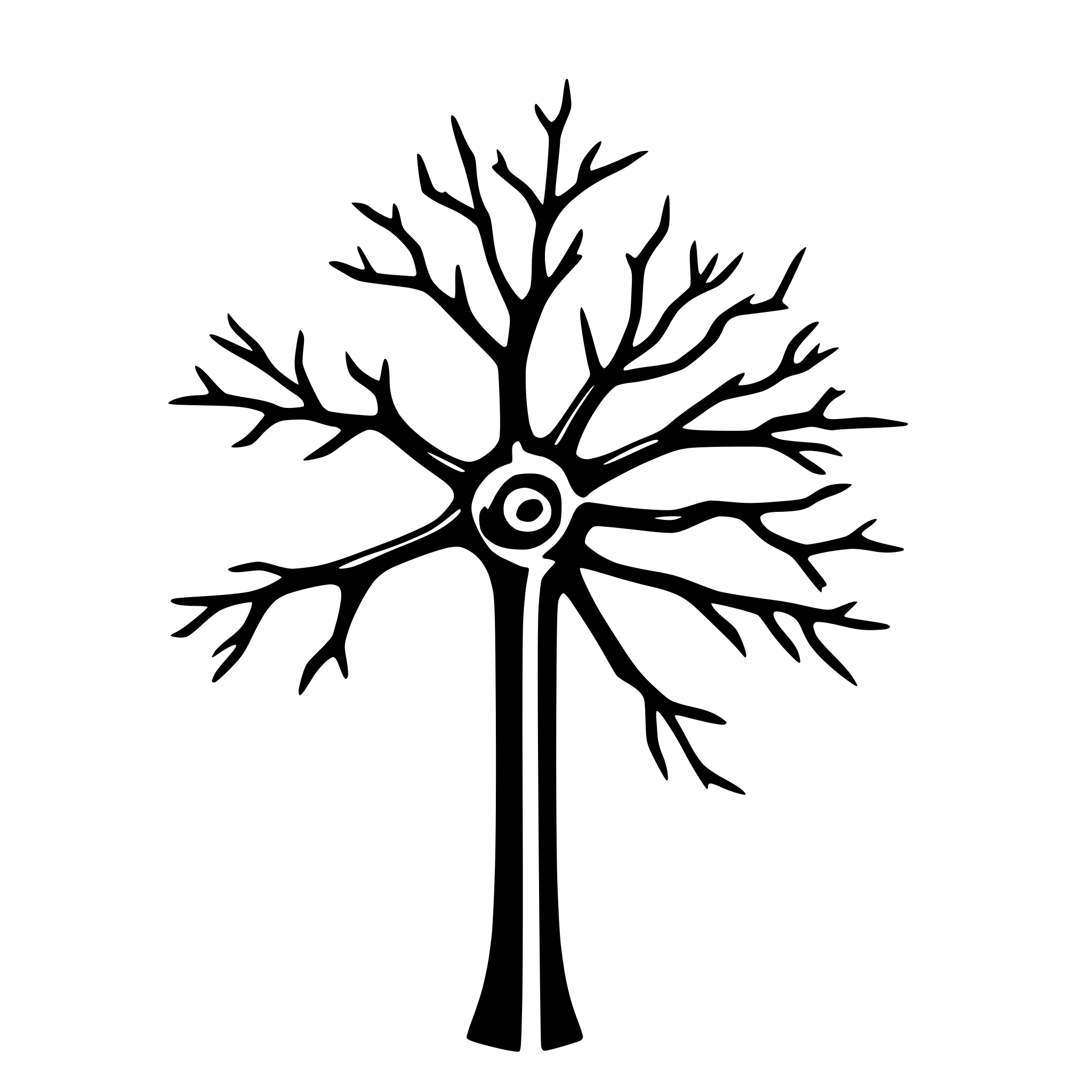 AI-generated SVG of 'scientific diagram of a neuron'