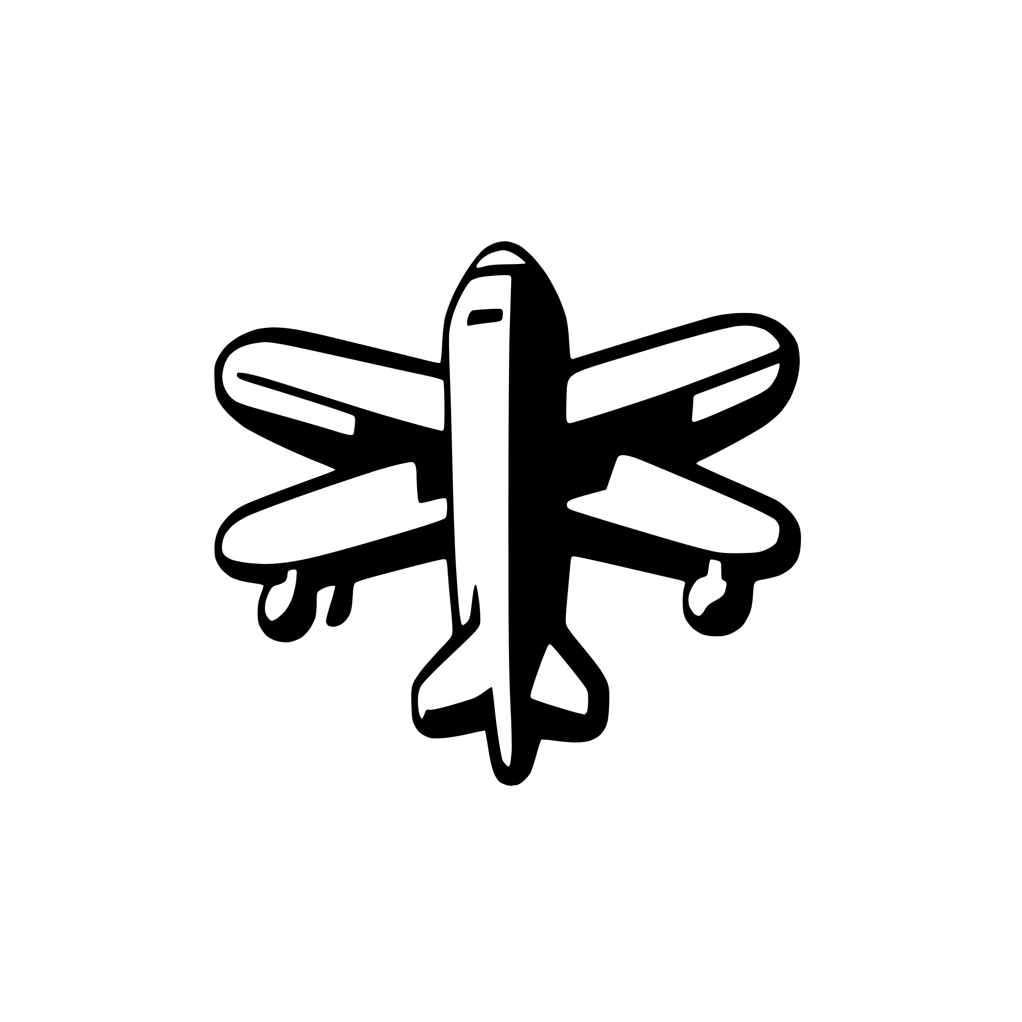 AI-generated SVG of a airplane