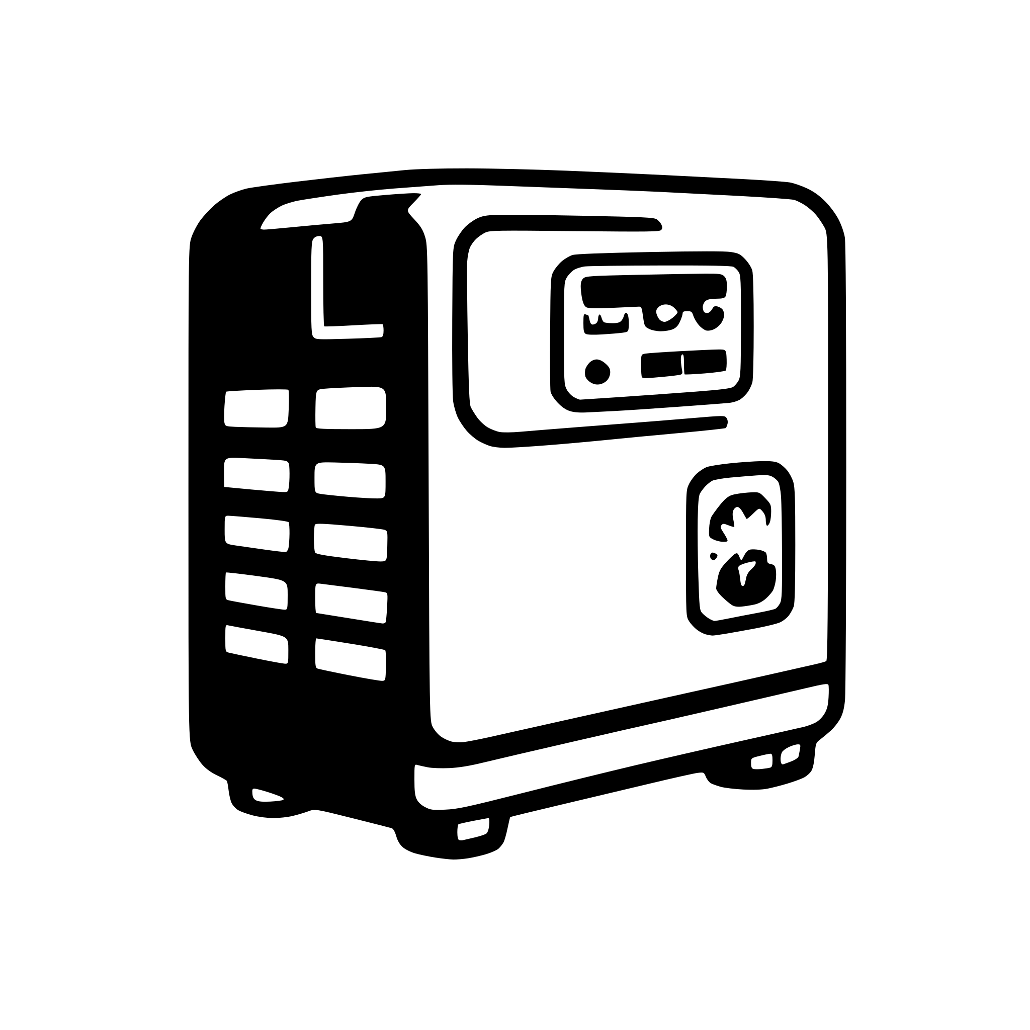 AI-generated SVG of a diesel generator one color icon