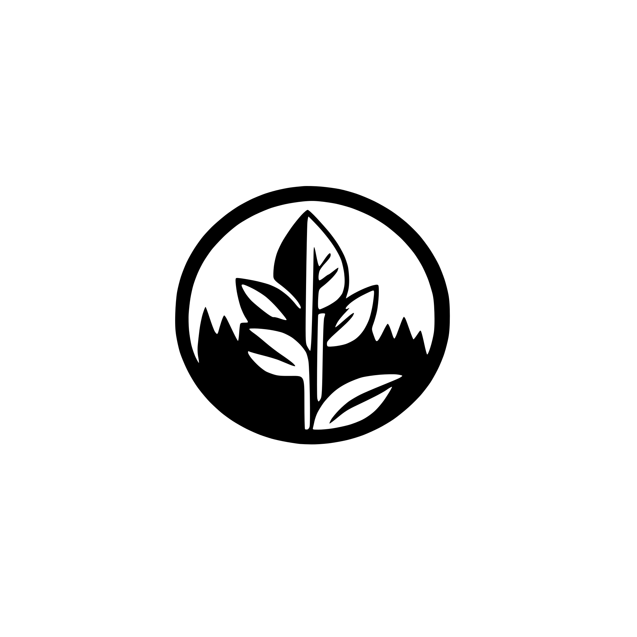 AI-generated SVG of a simple logo for an app called "starting point", no trees