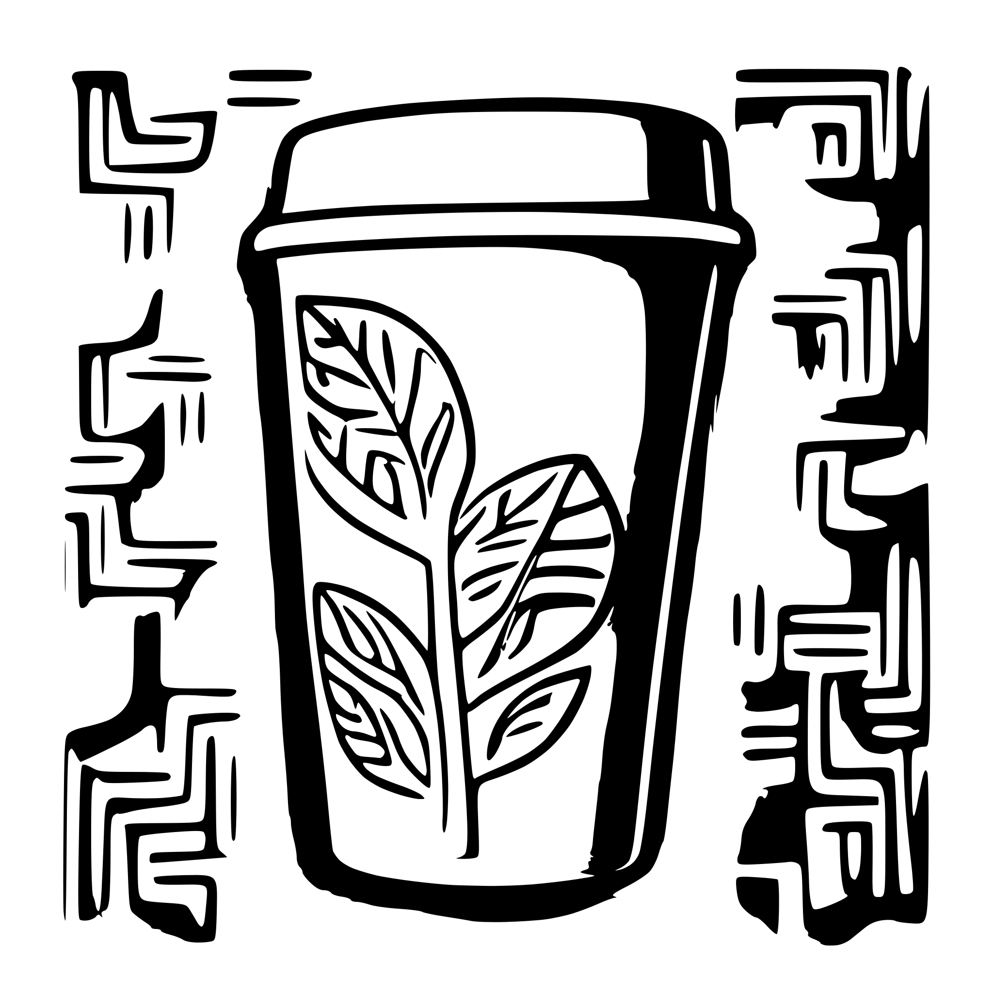 AI-generated SVG of a plain perfect polypaper coffee cup
