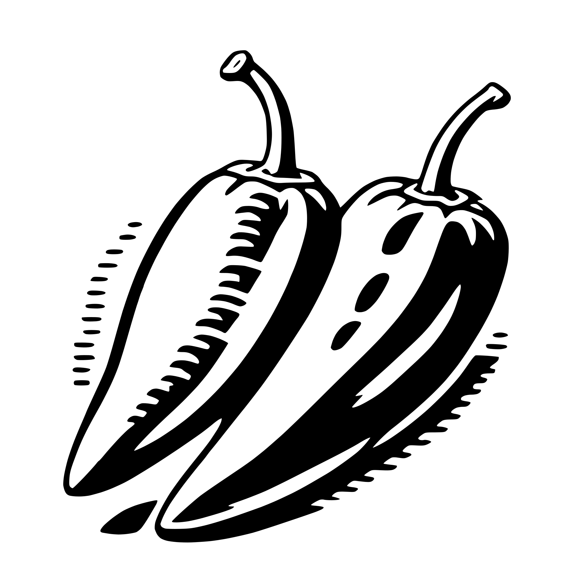 AI-generated SVG of a chili pepper