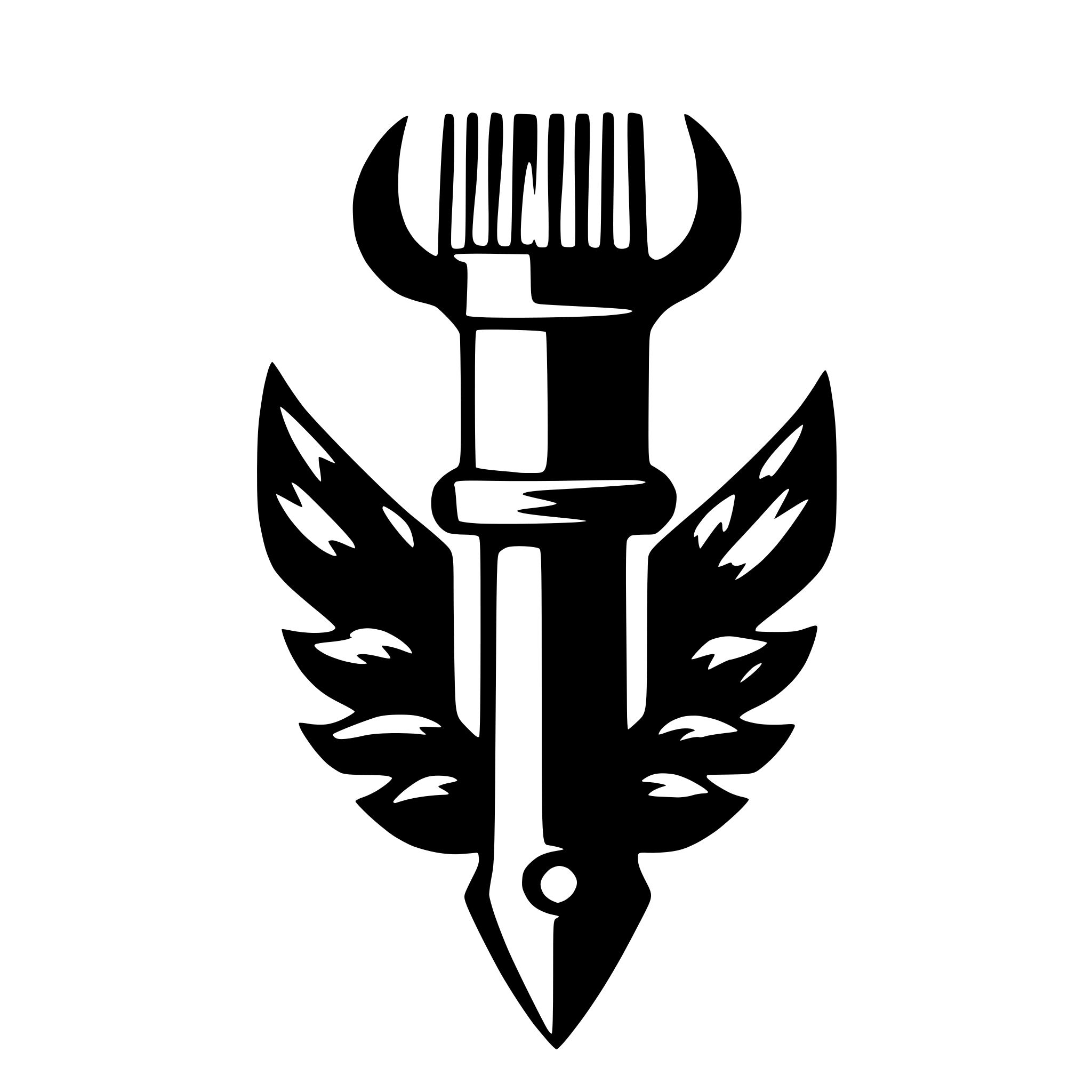 AI-generated SVG of a barbershop logo with a scissor in the middle