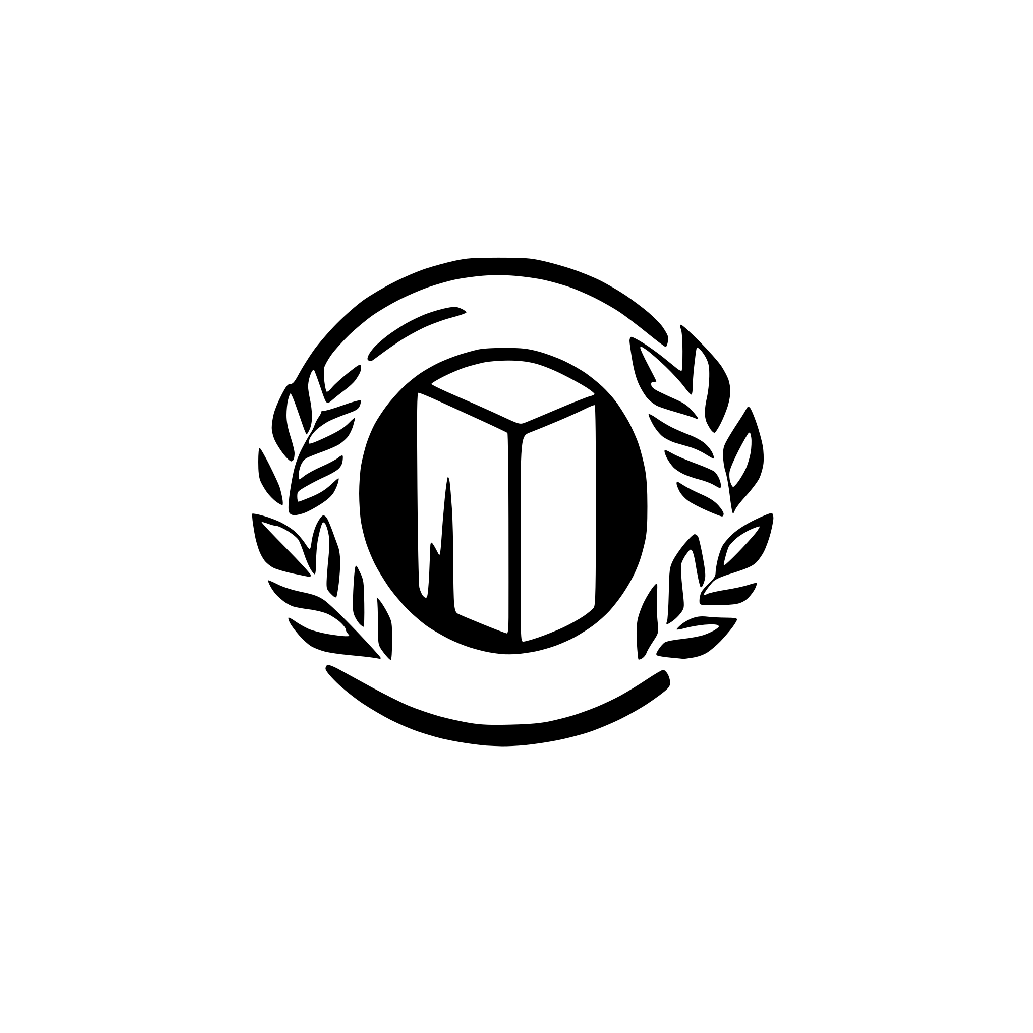 AI-generated SVG of a generate a logo for a erp-system company (it should be a blue logo)