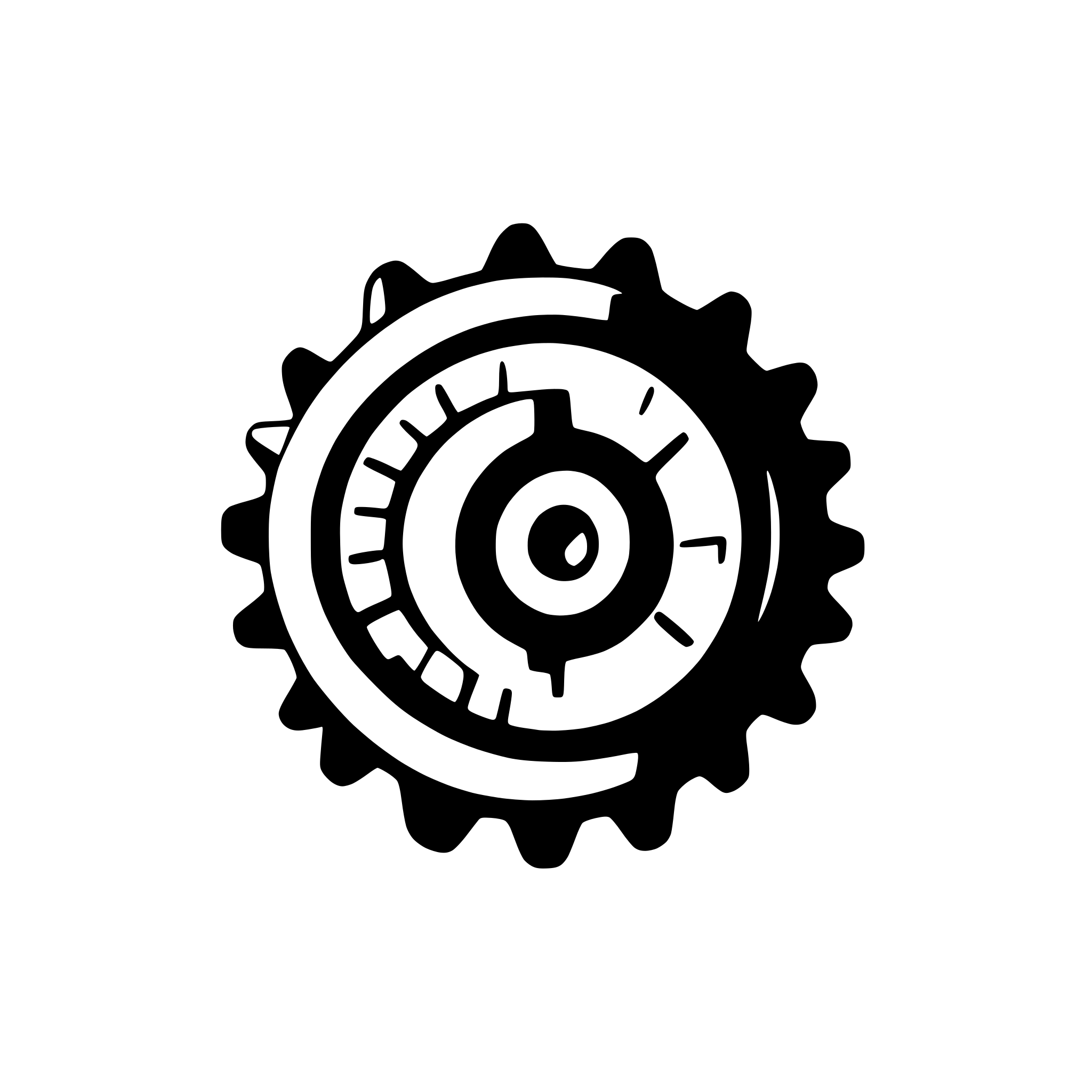 AI-generated SVG of a create a gear icon and the name CORE side by side