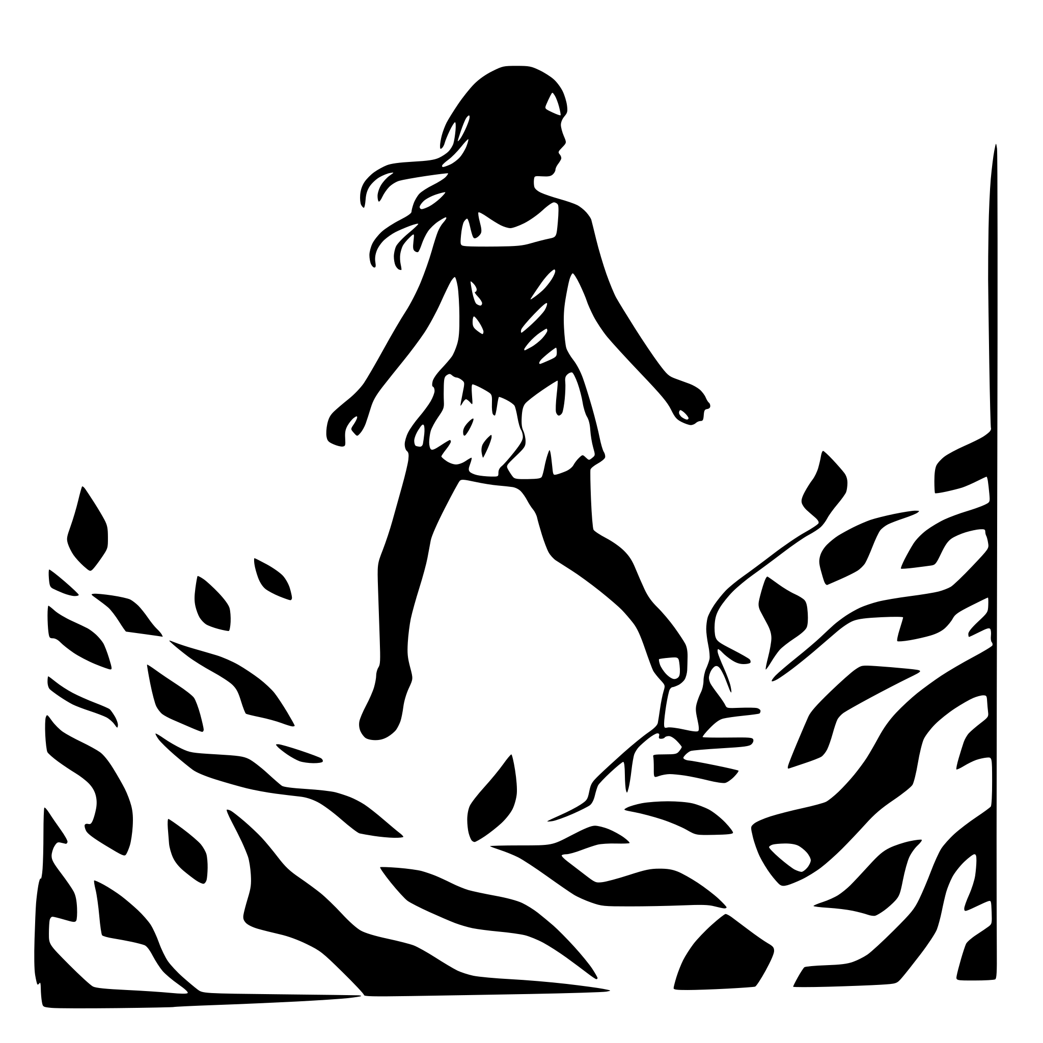 AI-generated SVG of a princesse sportif