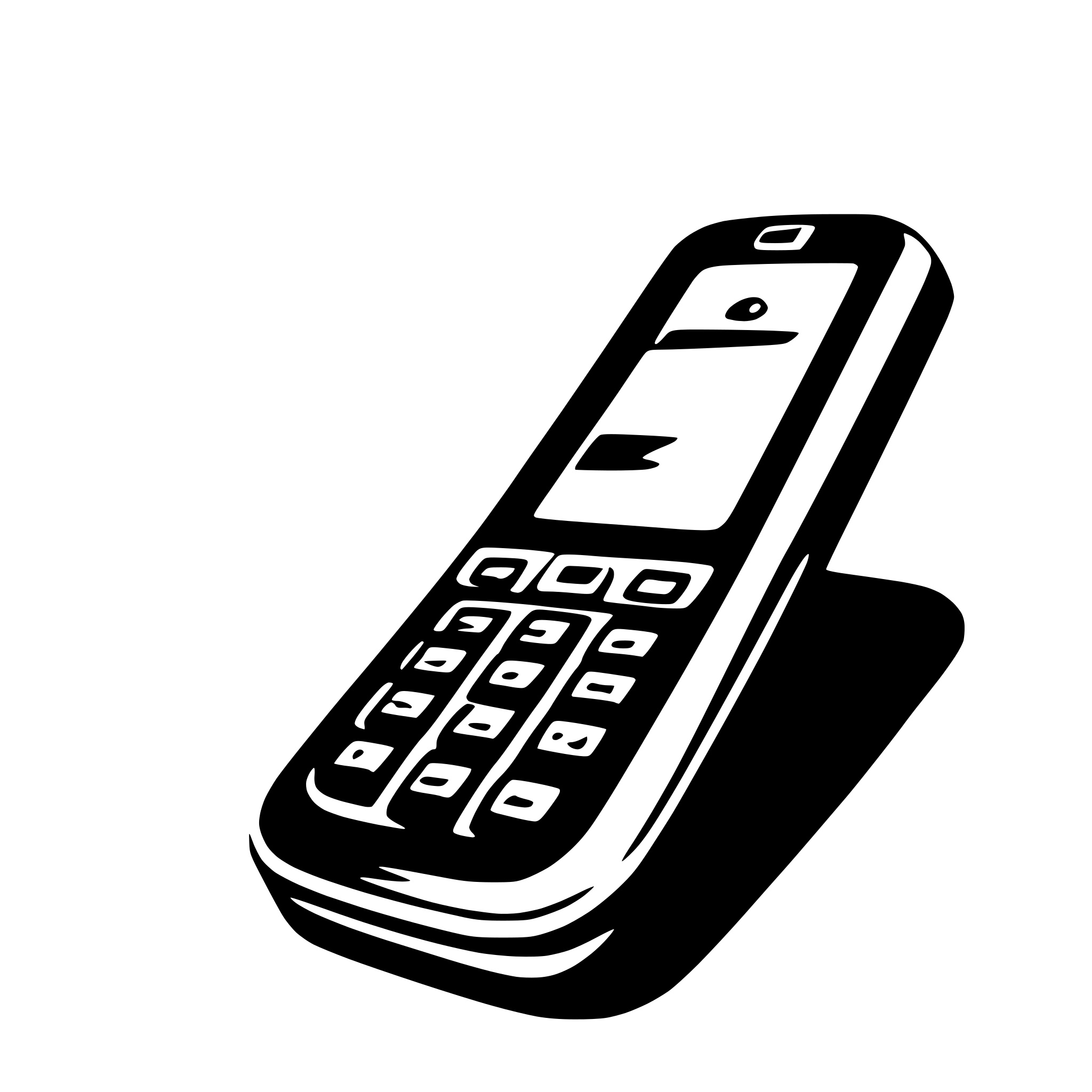 AI-generated SVG of 'cell phone'