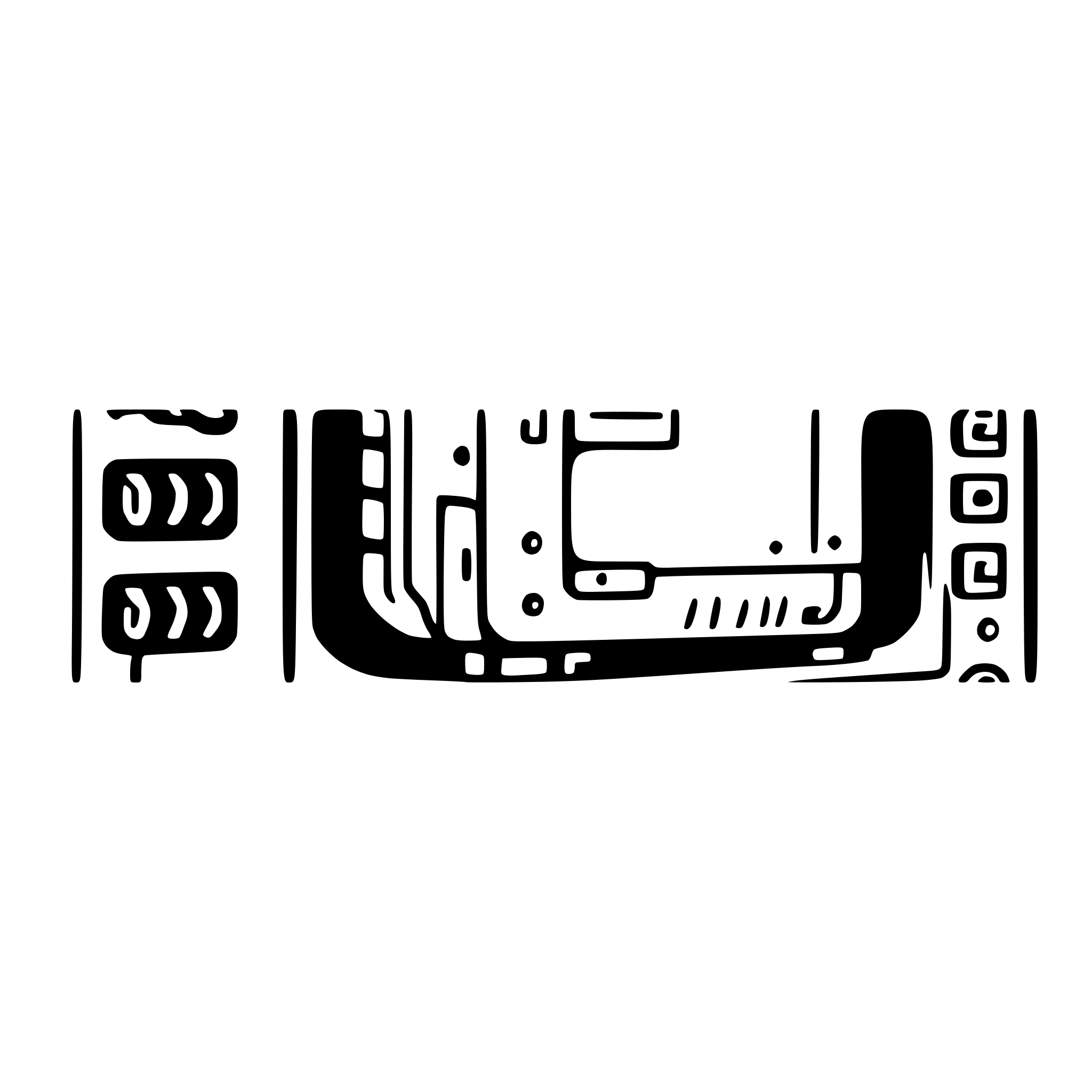 AI-generated SVG of a Front panel image of uninterruptible power supply in 2U case.