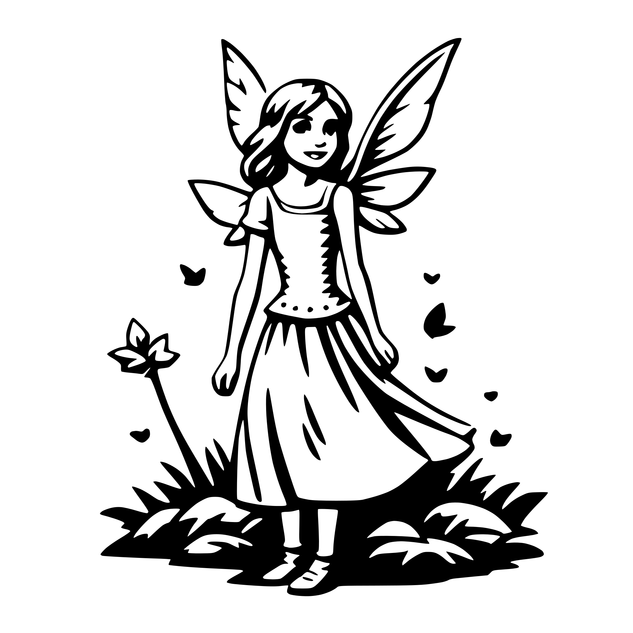 AI-generated SVG of 'fairy'