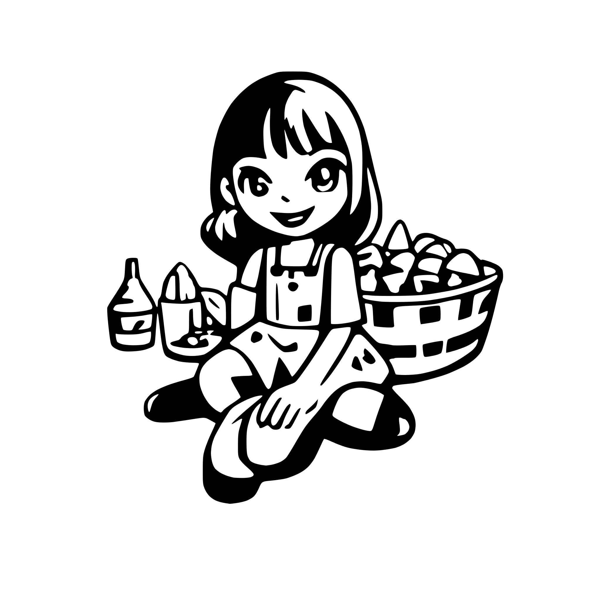 AI-generated SVG of 'picnic'