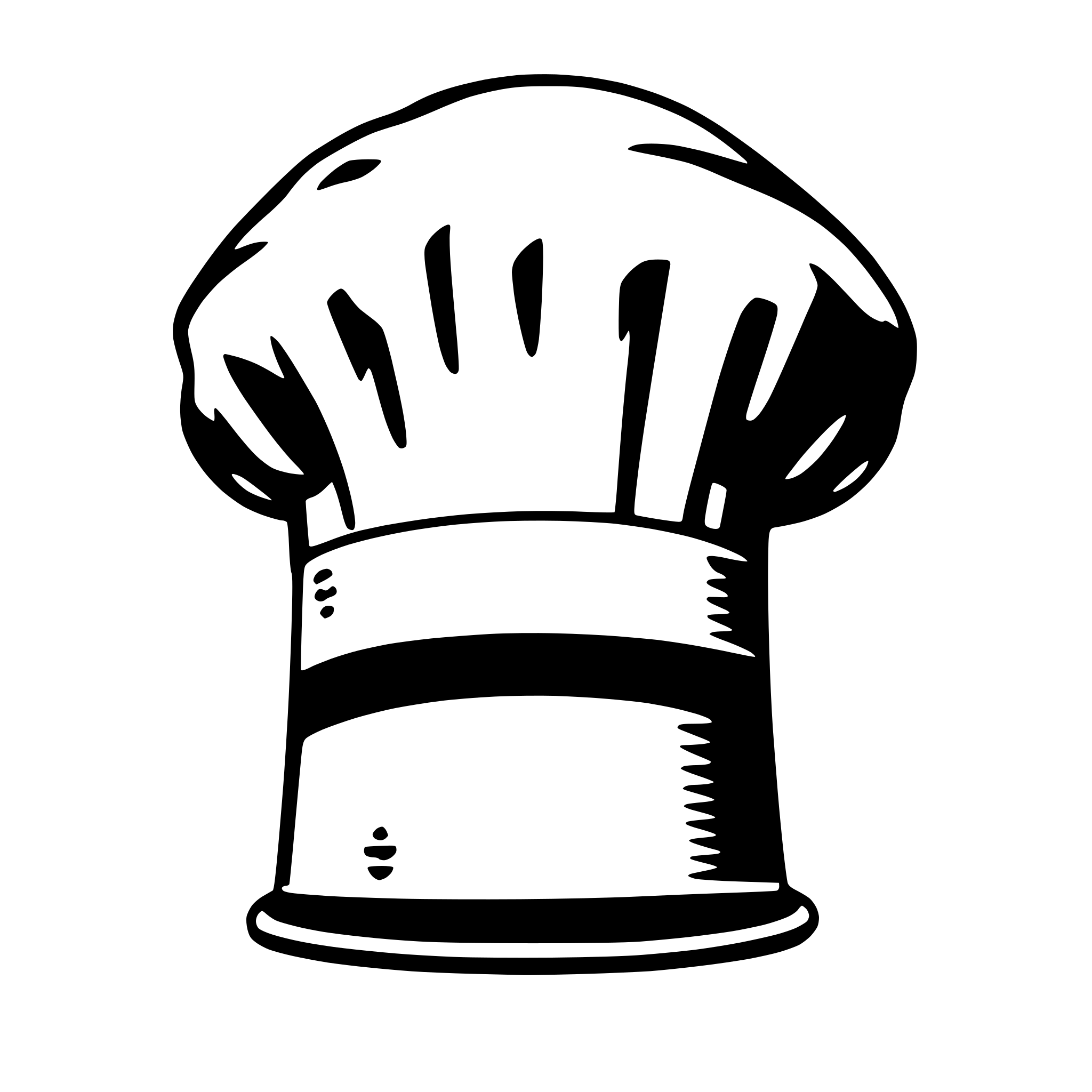 AI-generated SVG of a chef hat