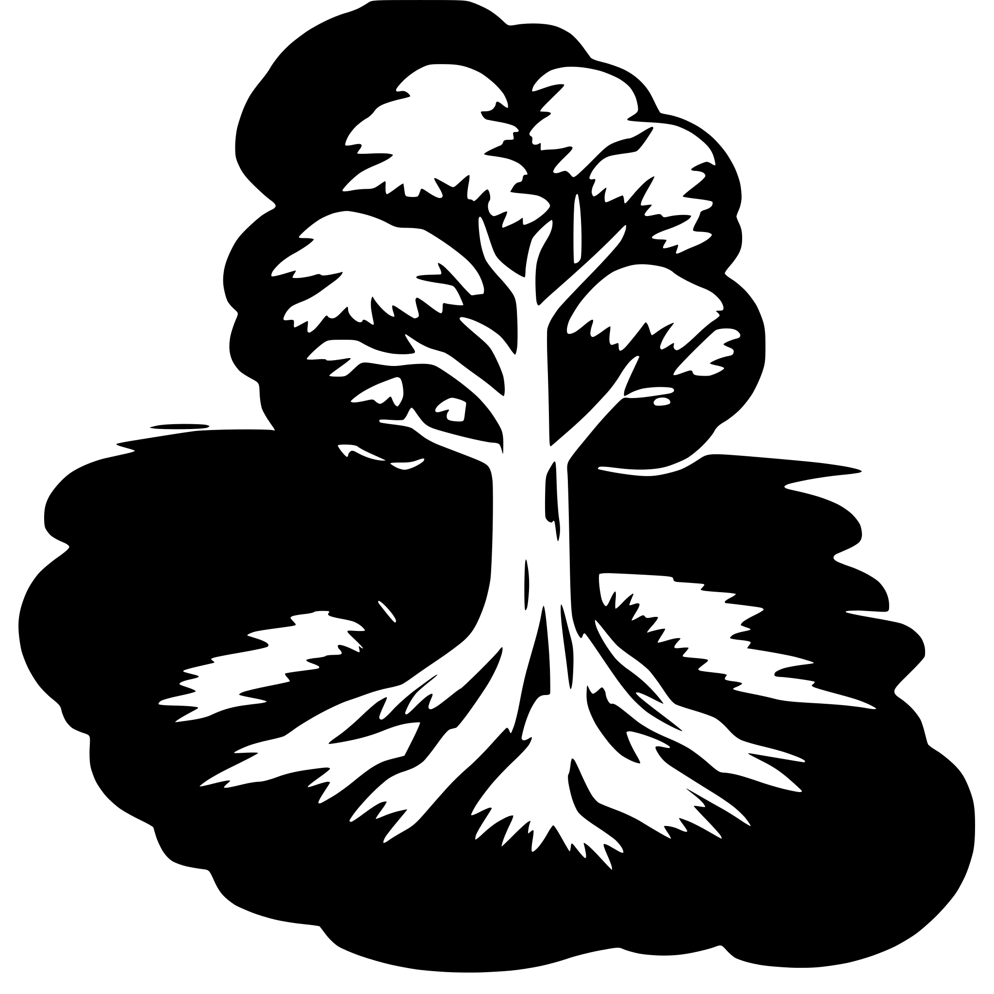 AI-generated SVG of 'tree growing on the tree'