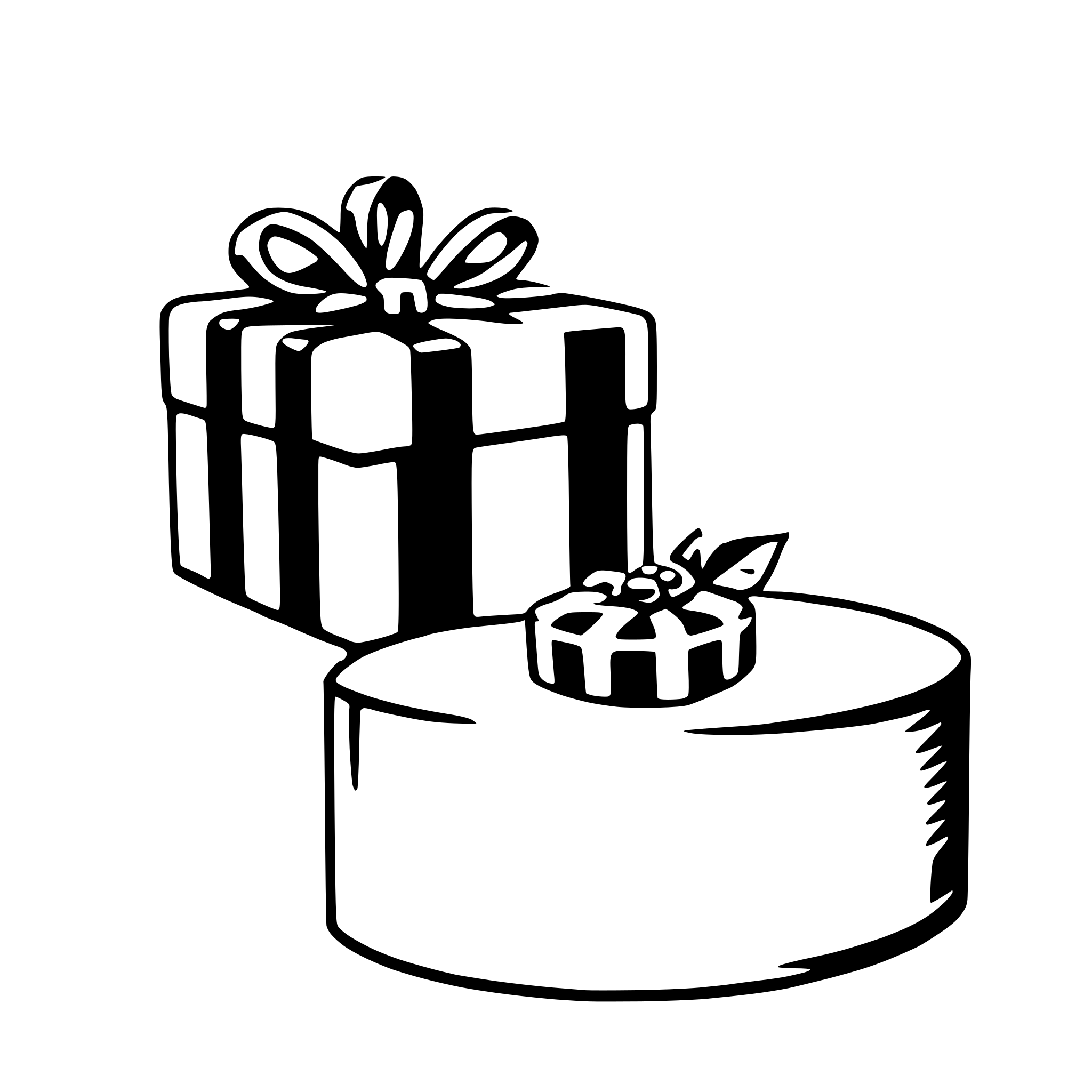AI-generated SVG of a christmas presents