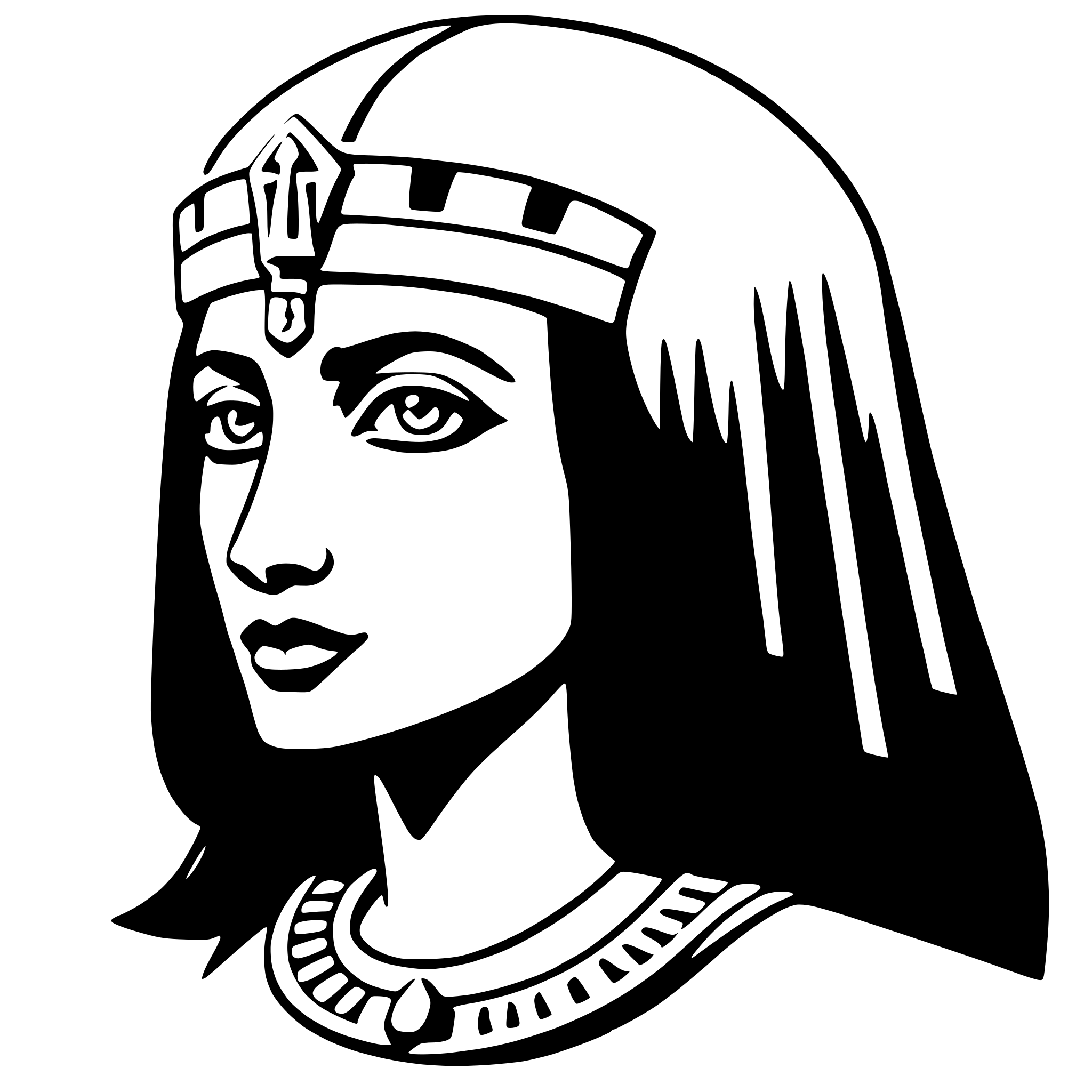 AI-generated SVG of 'hathor'