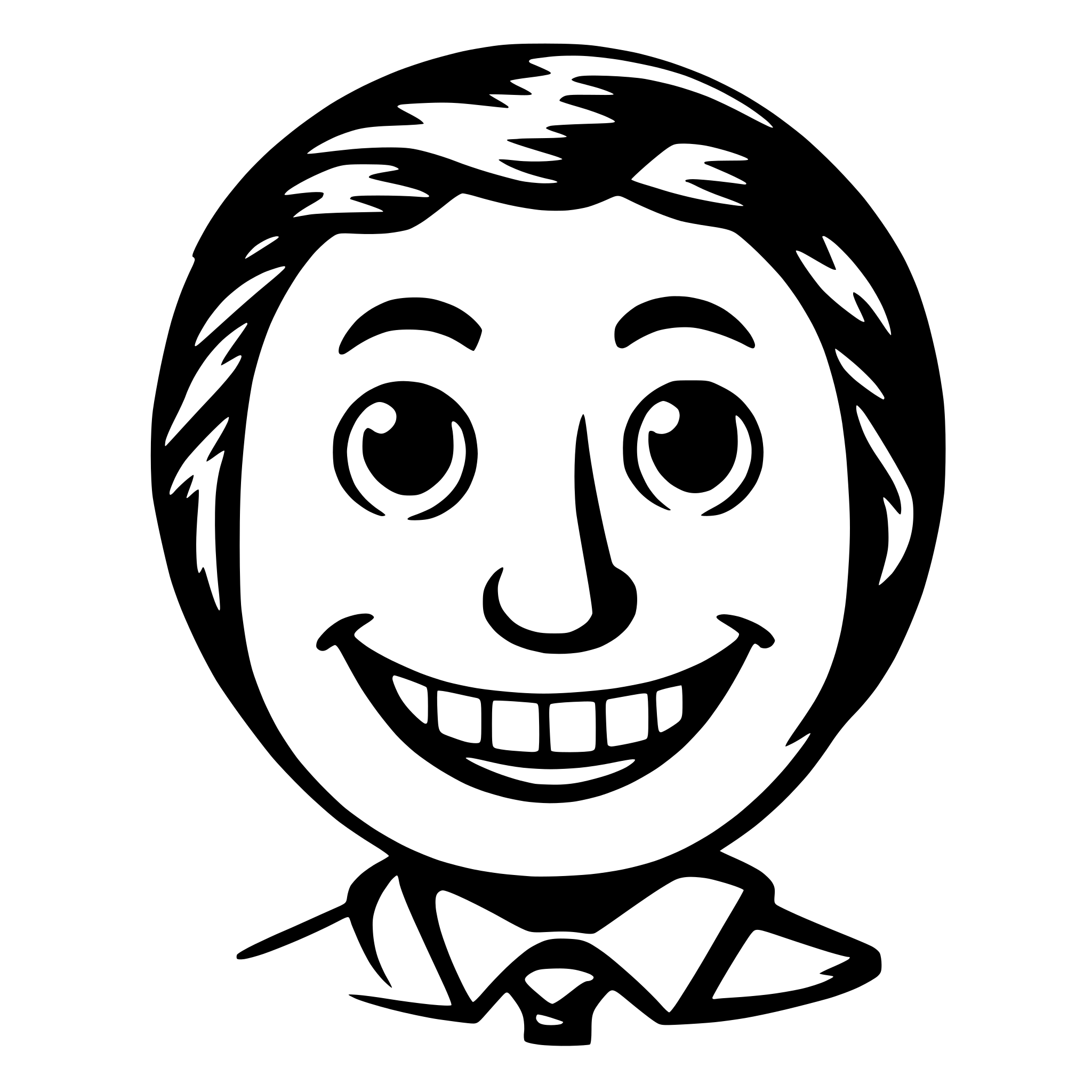 AI-generated SVG of 'teacher smiley face'