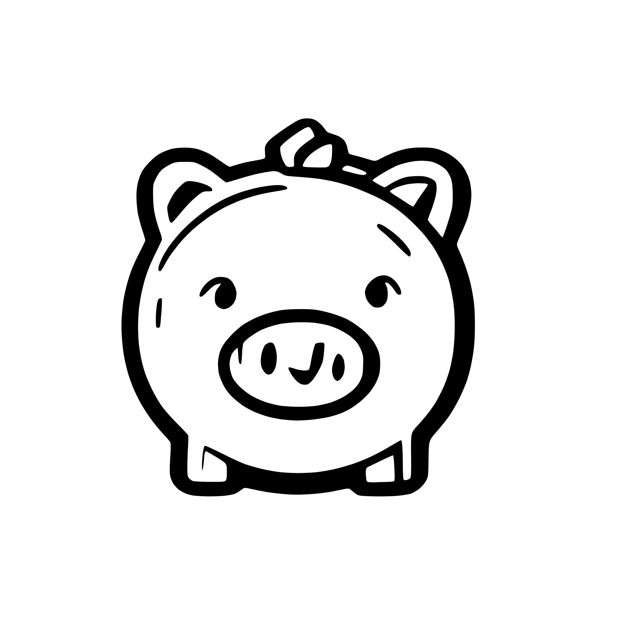 AI-generated SVG of 'vector piggybank'