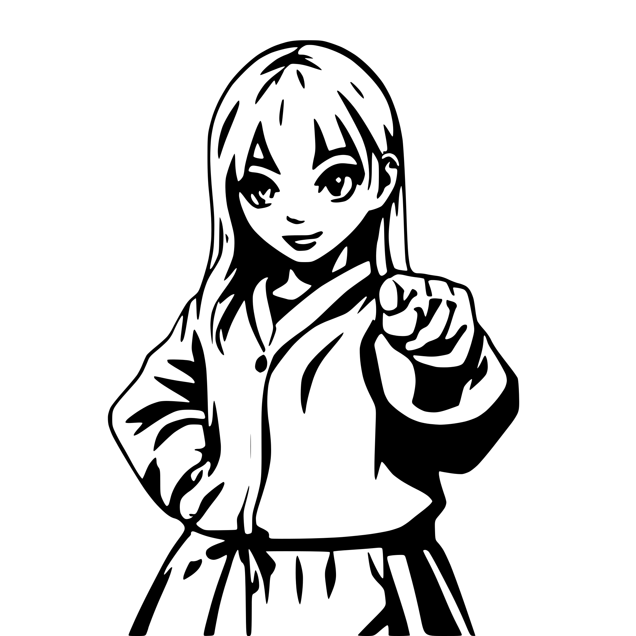 AI-generated SVG of 'Serious Punch'