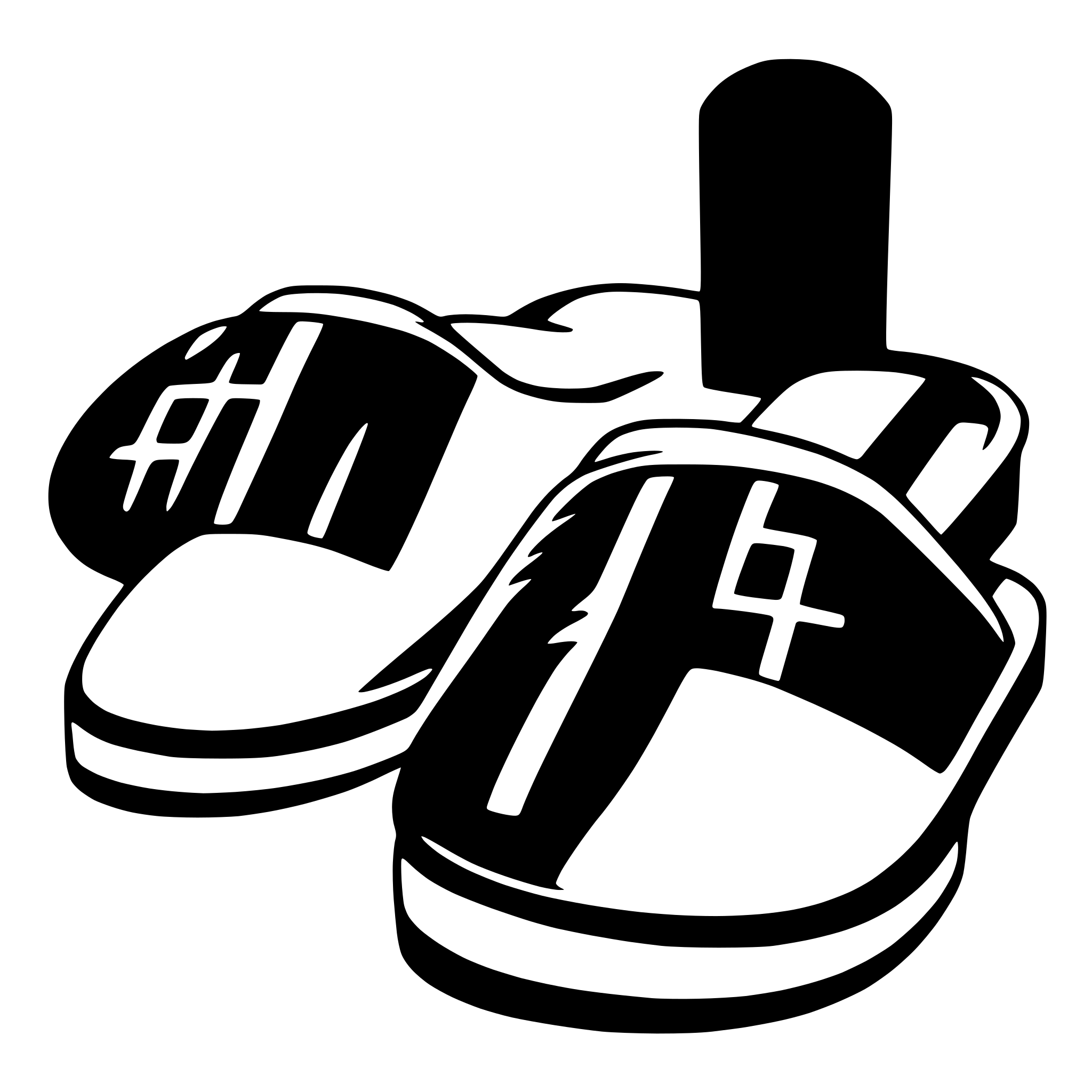 AI-generated SVG of a slippers