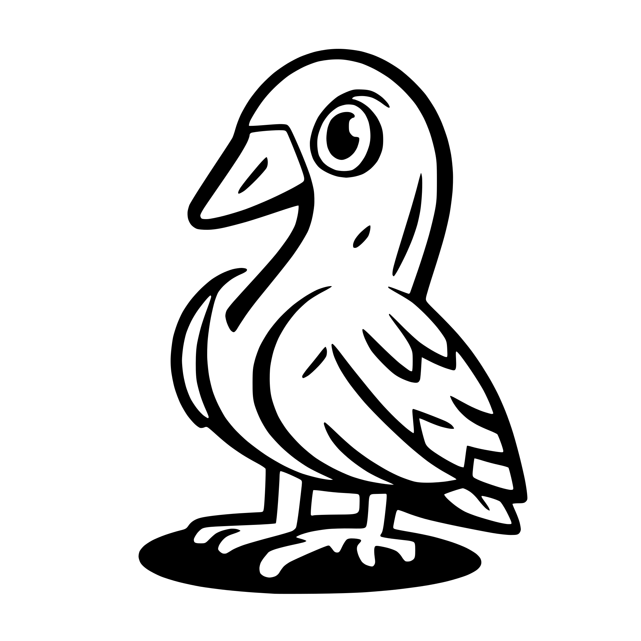 AI-generated SVG of a pigeon artificial intelligence