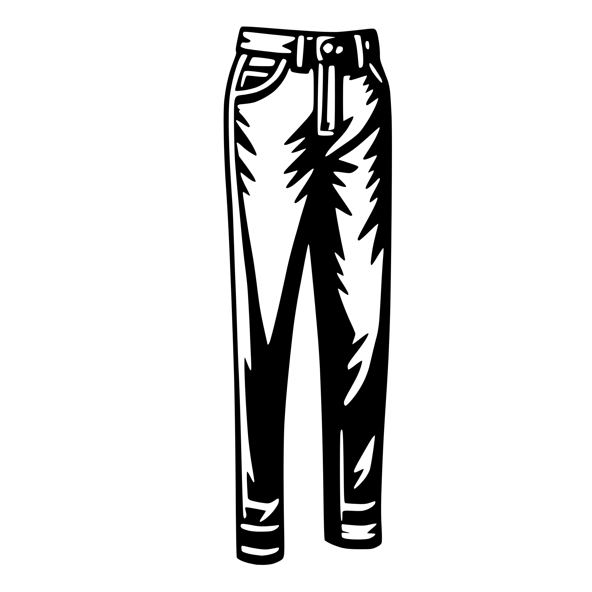 AI-generated SVG of a trousers