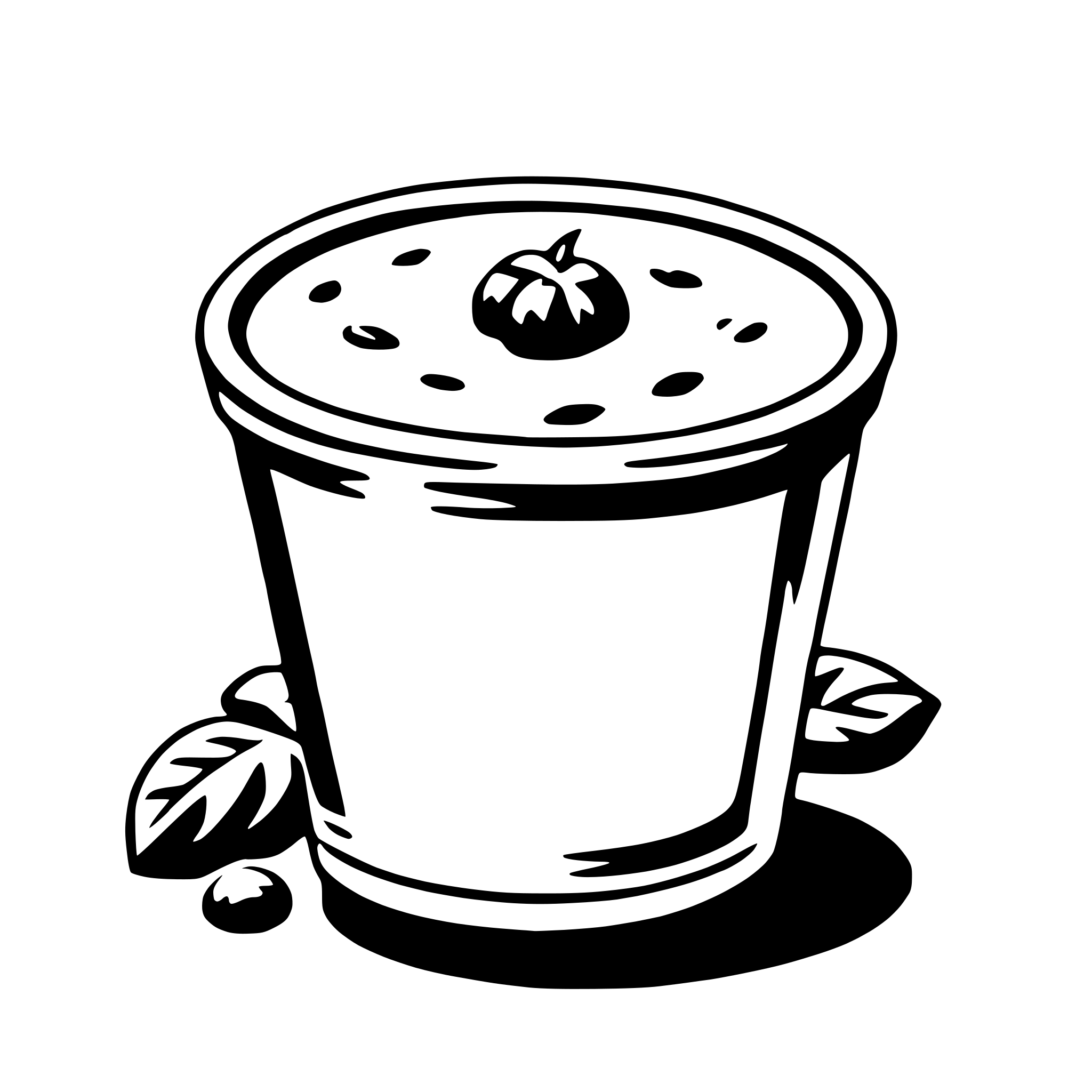 AI-generated SVG of a yogurt