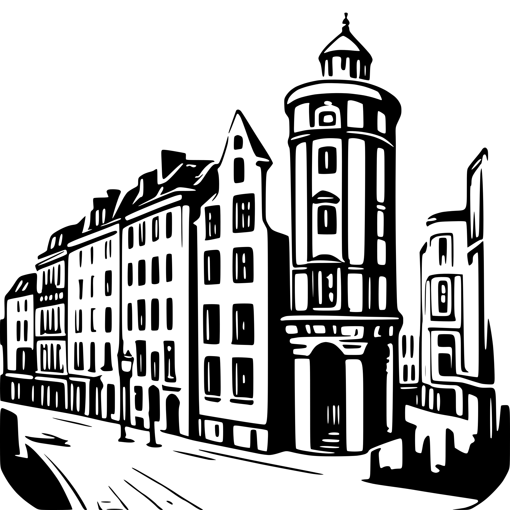 AI-generated SVG of a City of lille france