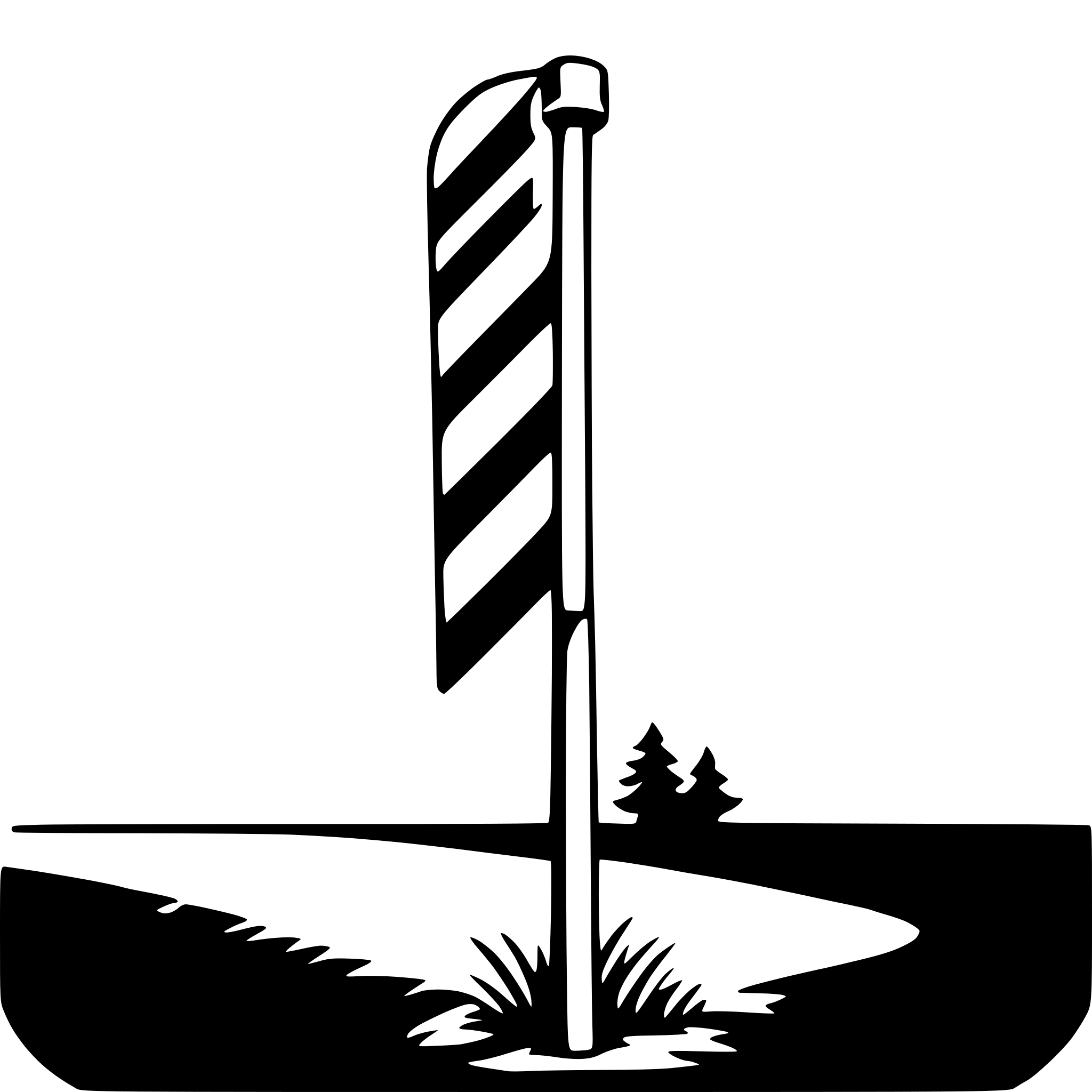 AI-generated SVG of a windsock