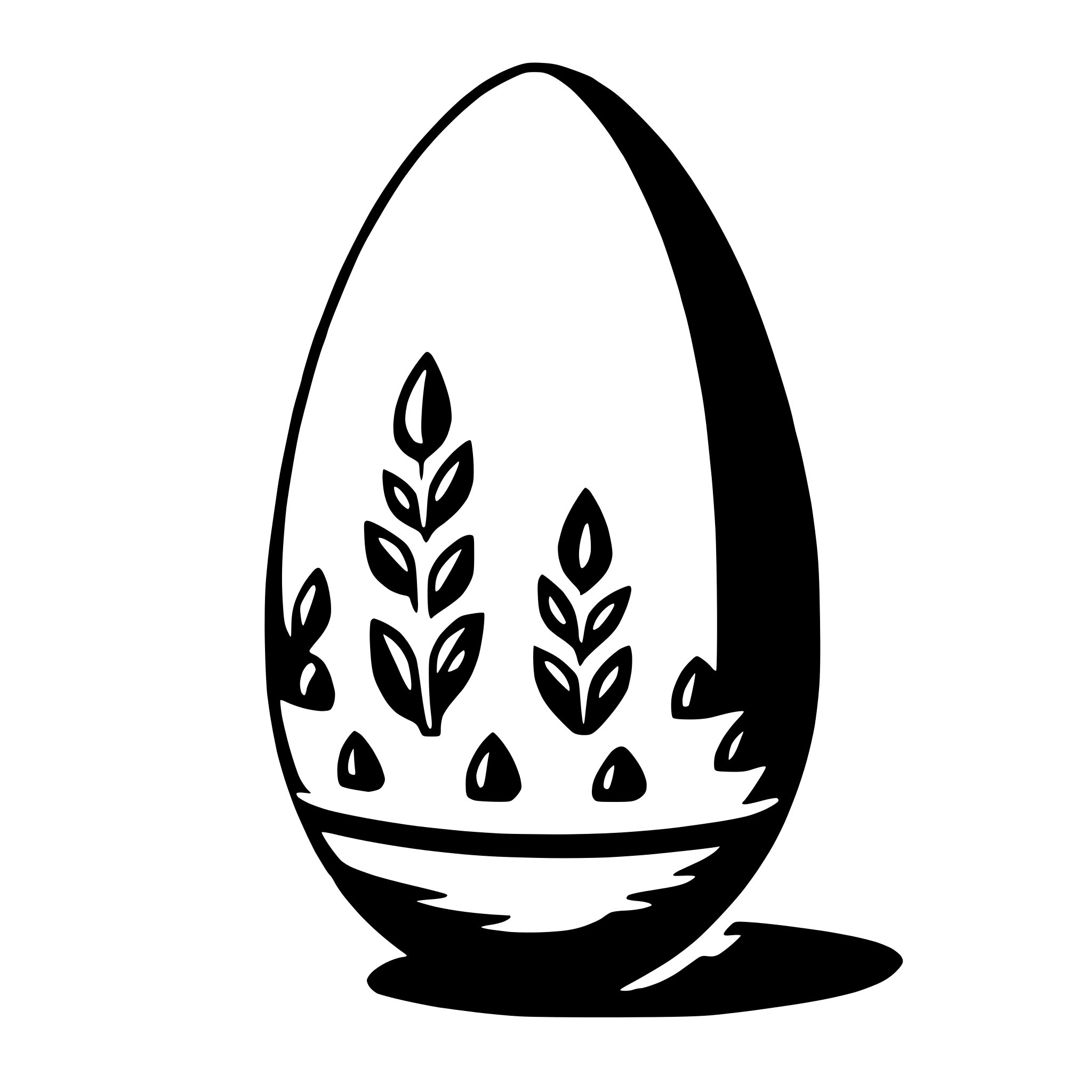 AI-generated SVG of a easter egg