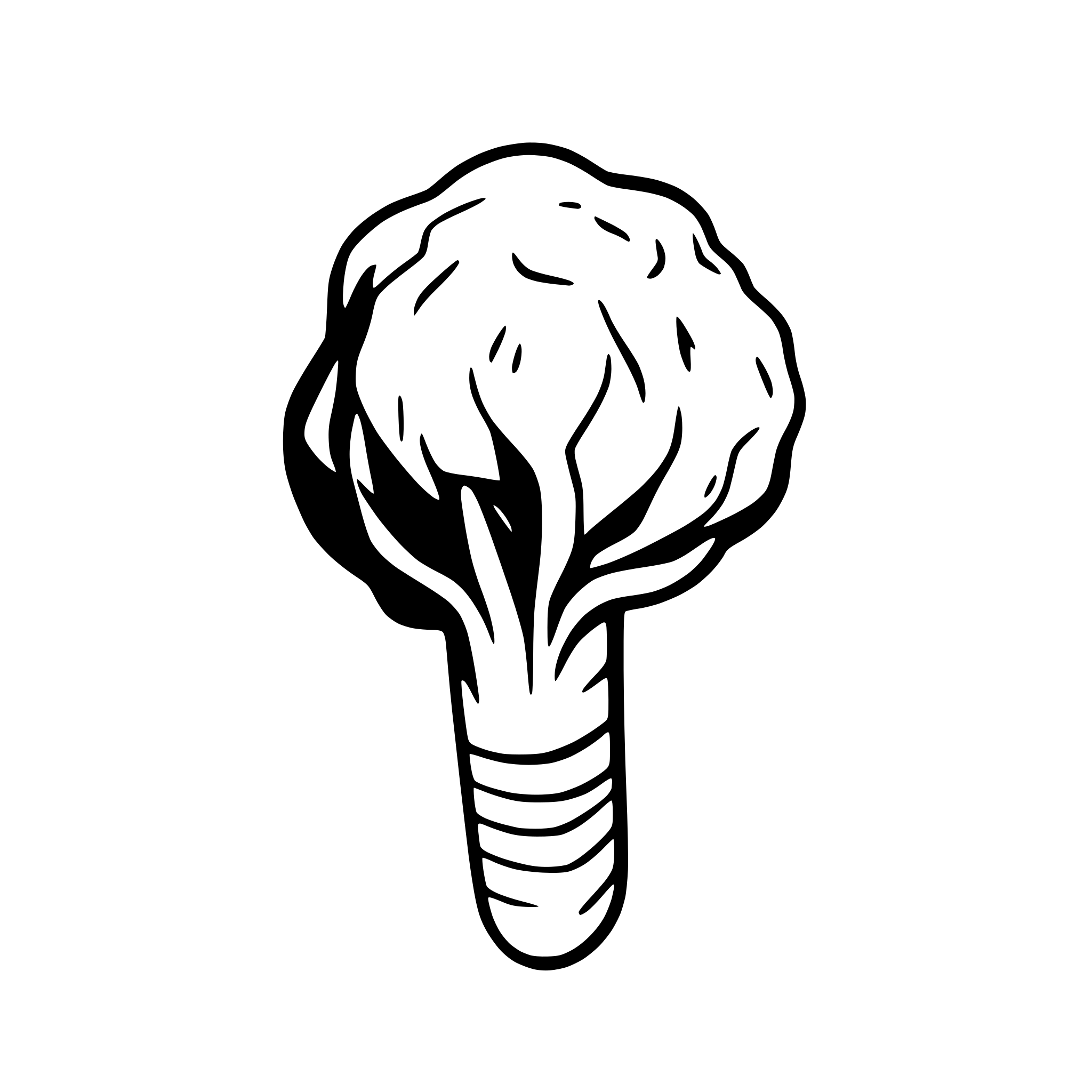 AI-generated SVG of a Pacific Geoduck
