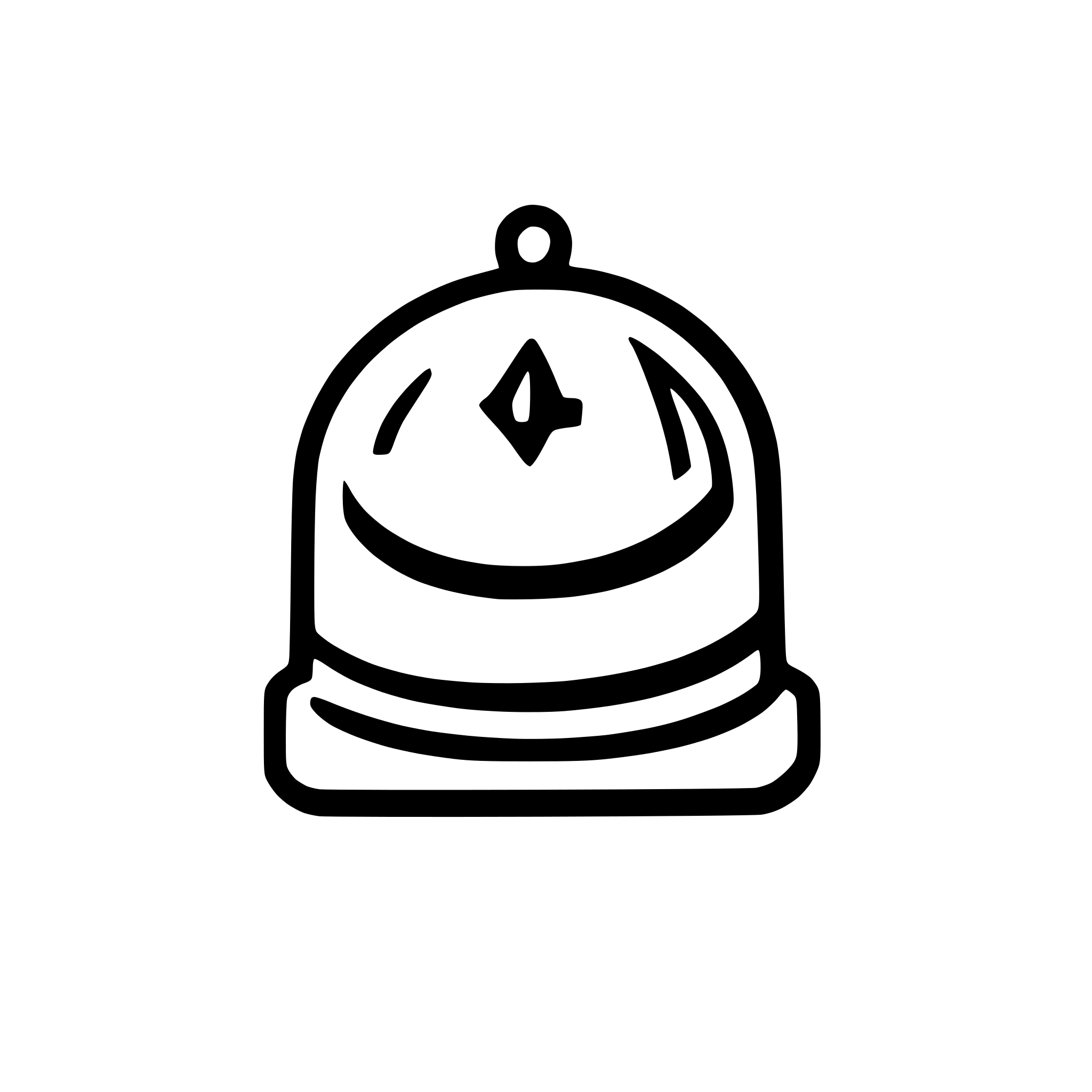 AI-generated SVG of a Notification bell, color #D1193B