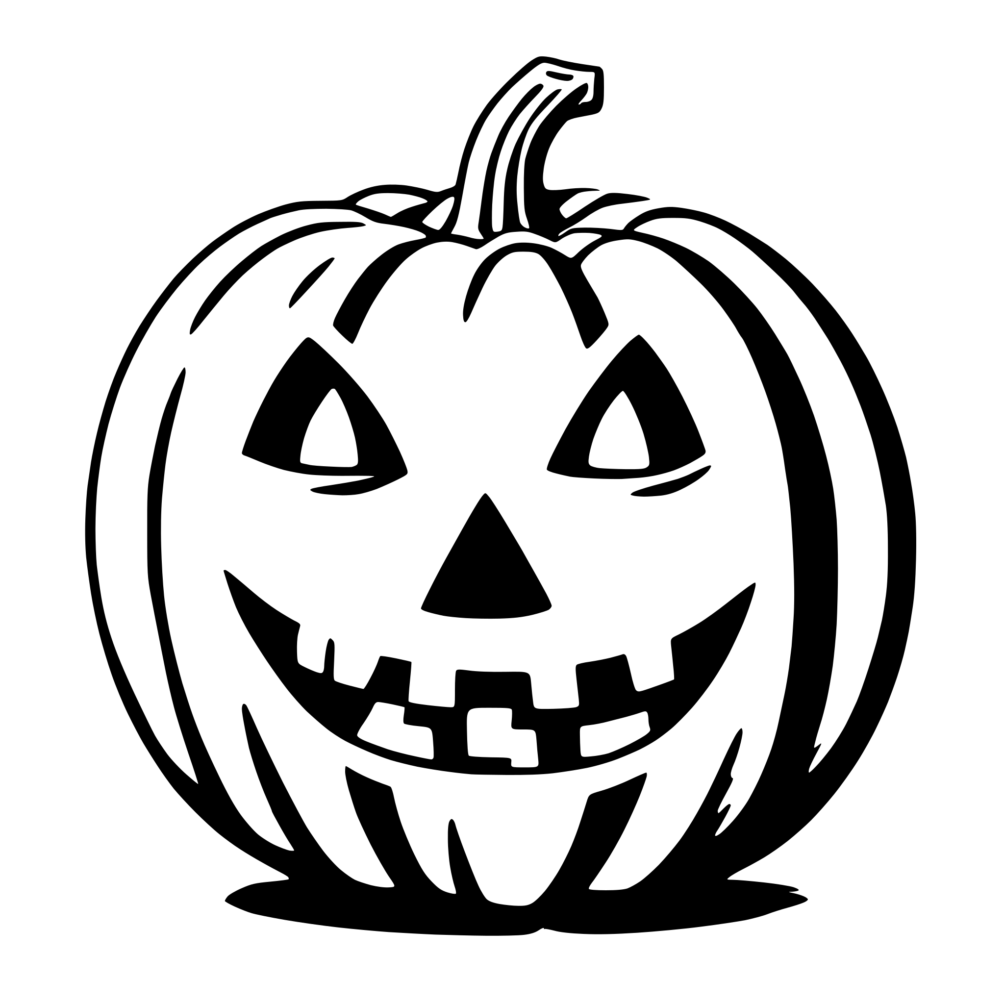 AI-generated SVG of 'jack-o'-lantern'