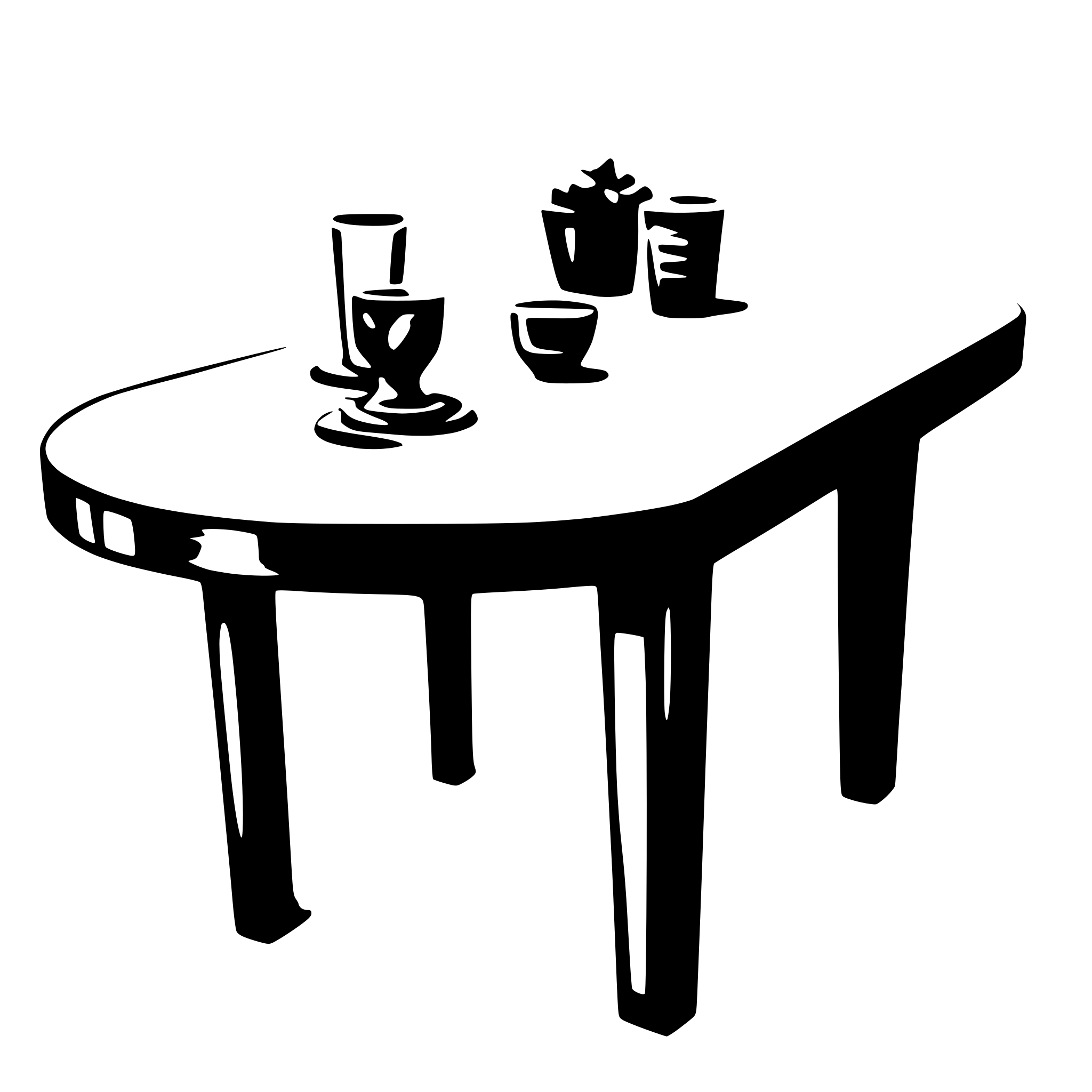 AI-generated SVG of 'table'
